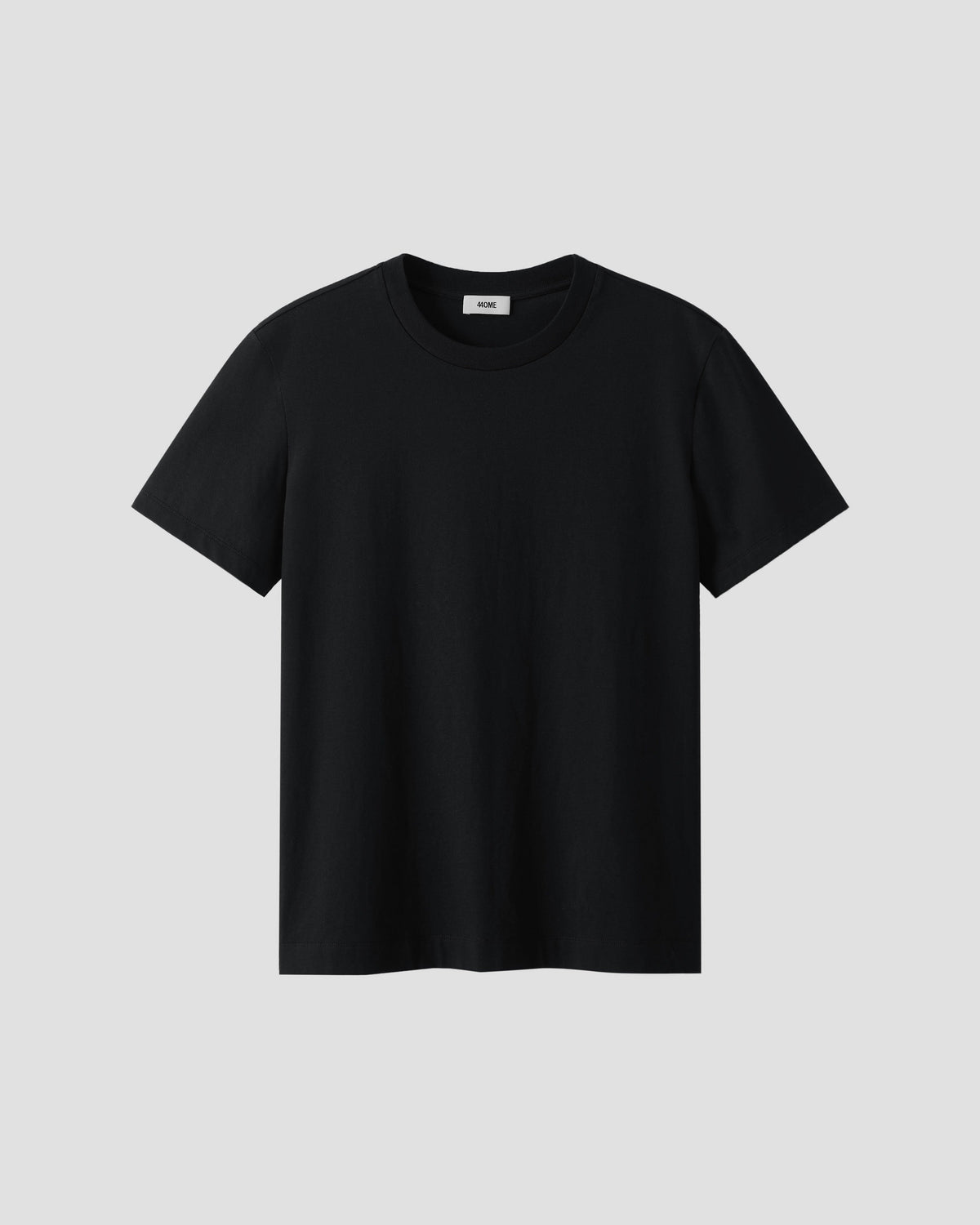 ESSENTIAL COTTON SHORT SLEEVE TEE in Black
