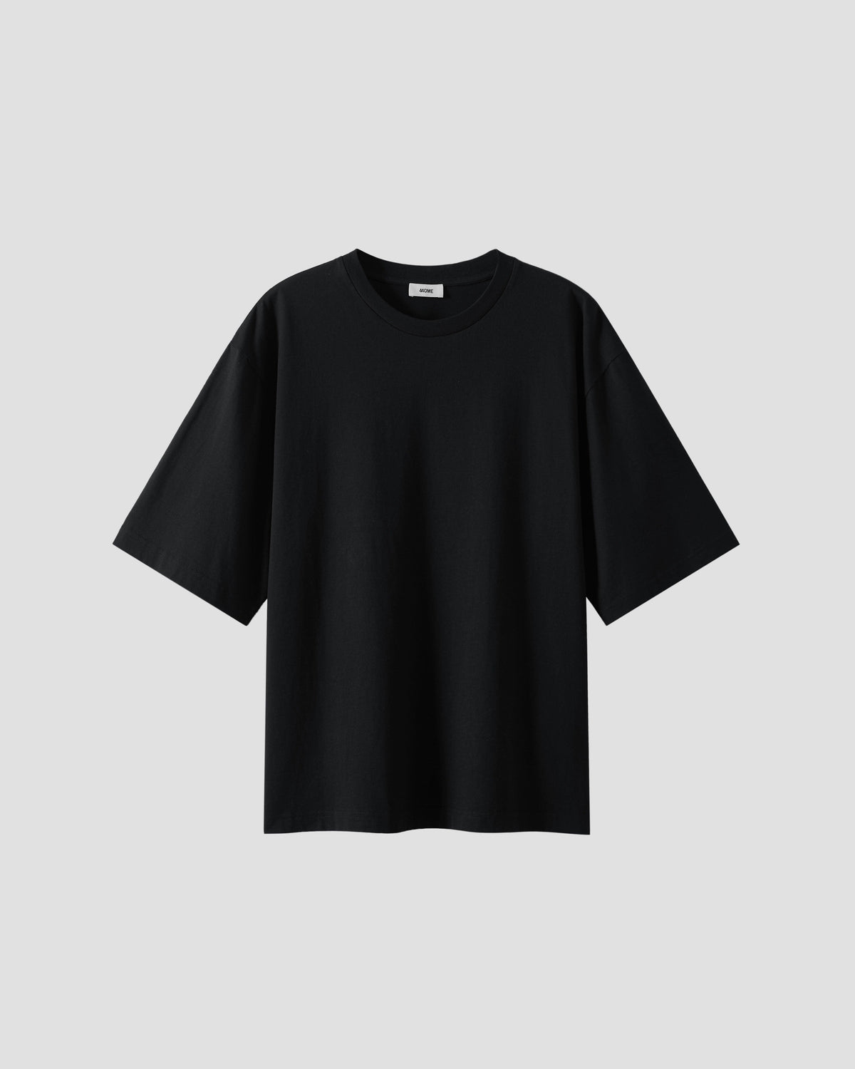 ESSENTIAL COTTON OVERSIZED TEE in BLACK