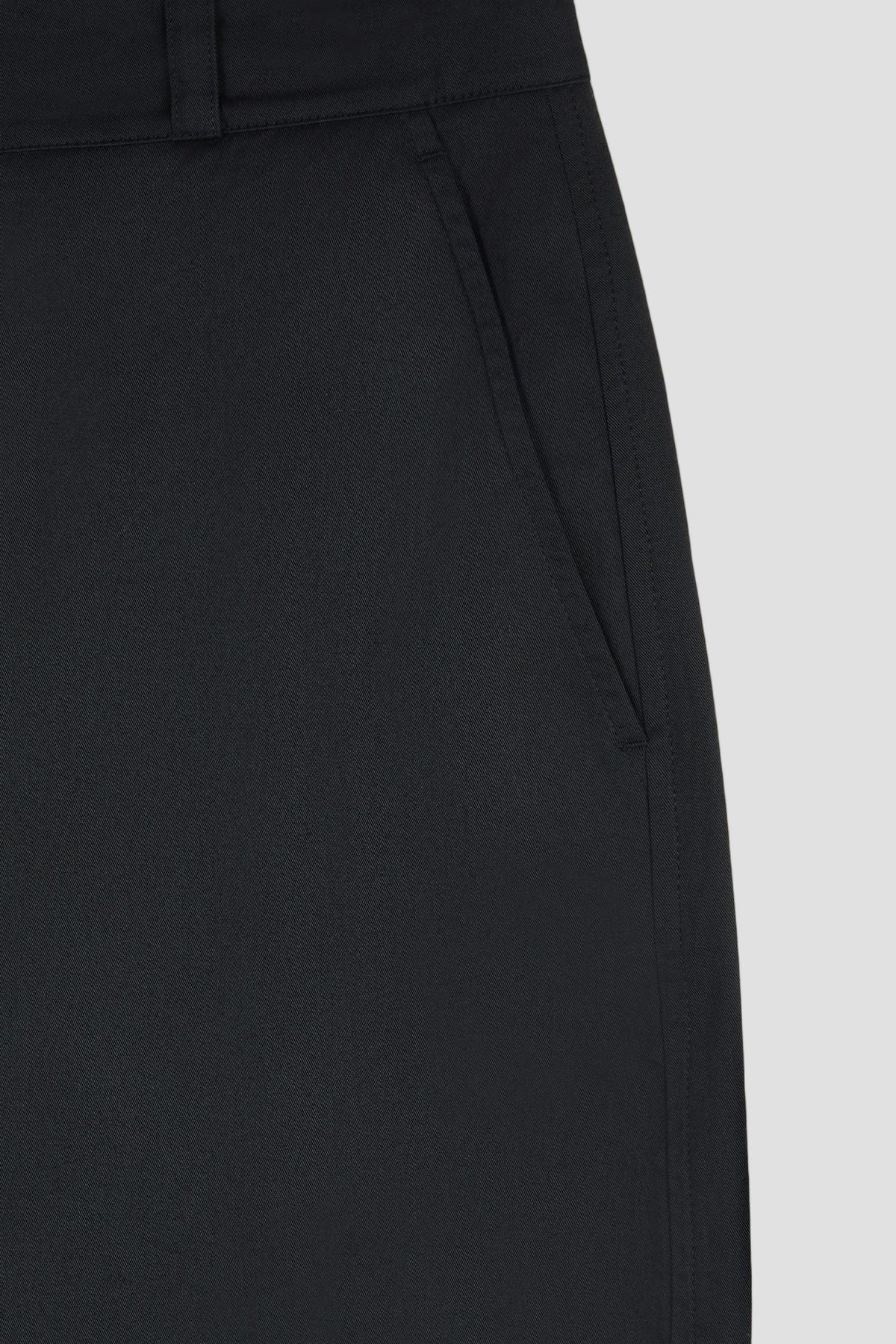 COTTON CHINO PENCIL SKIRT