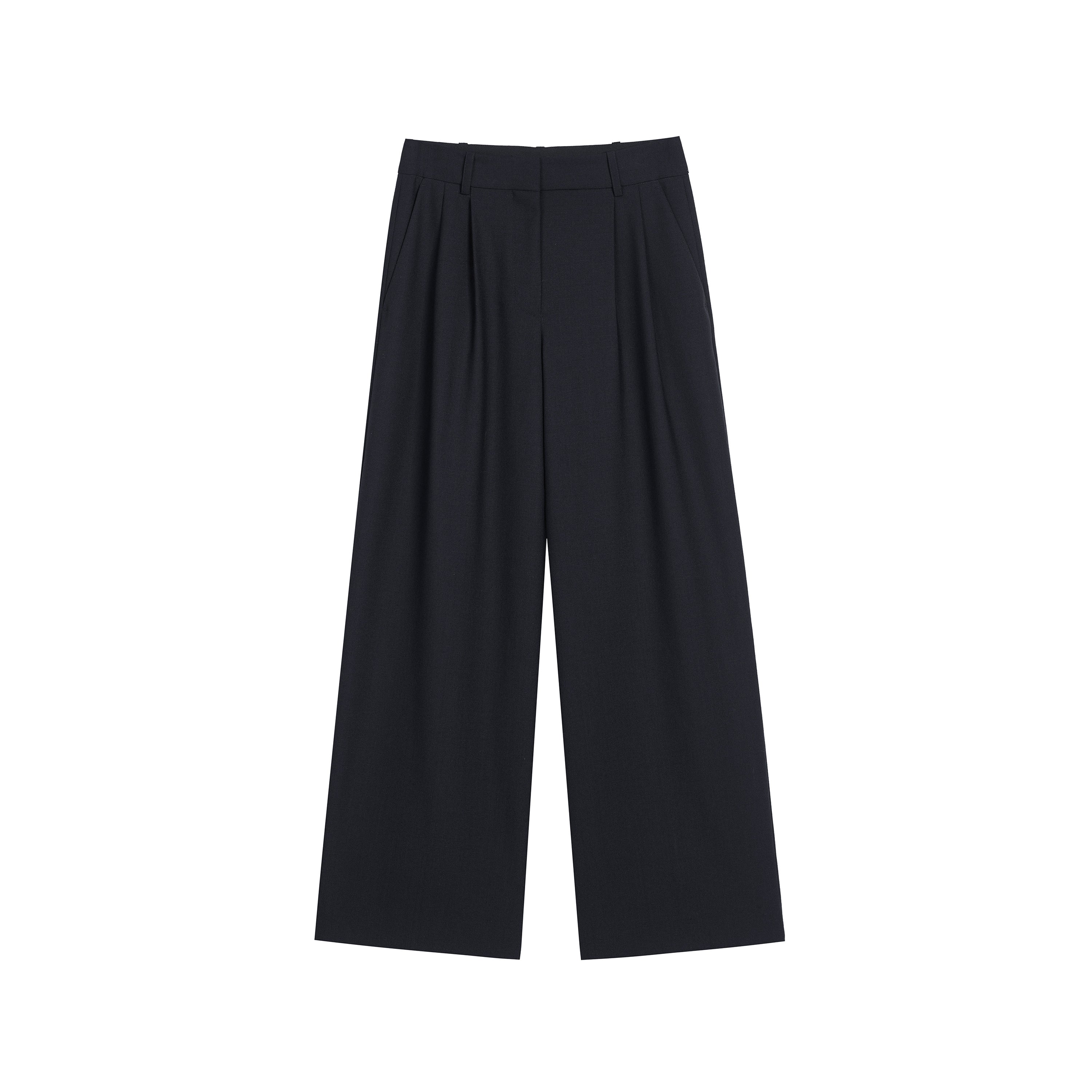ESSENTIAL WOOL TROUSERS