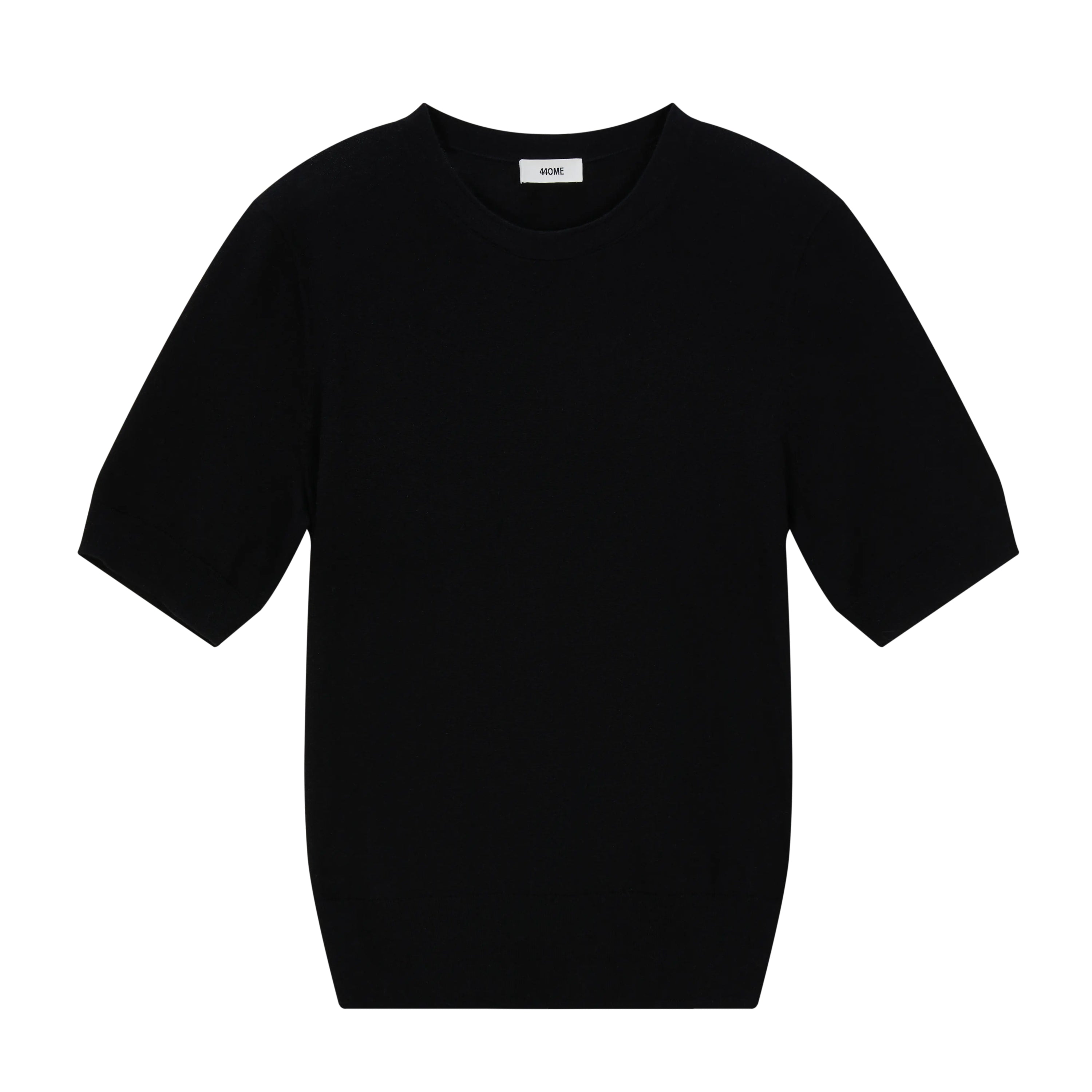 WOOL SILK SHORT SLEEVE CREW