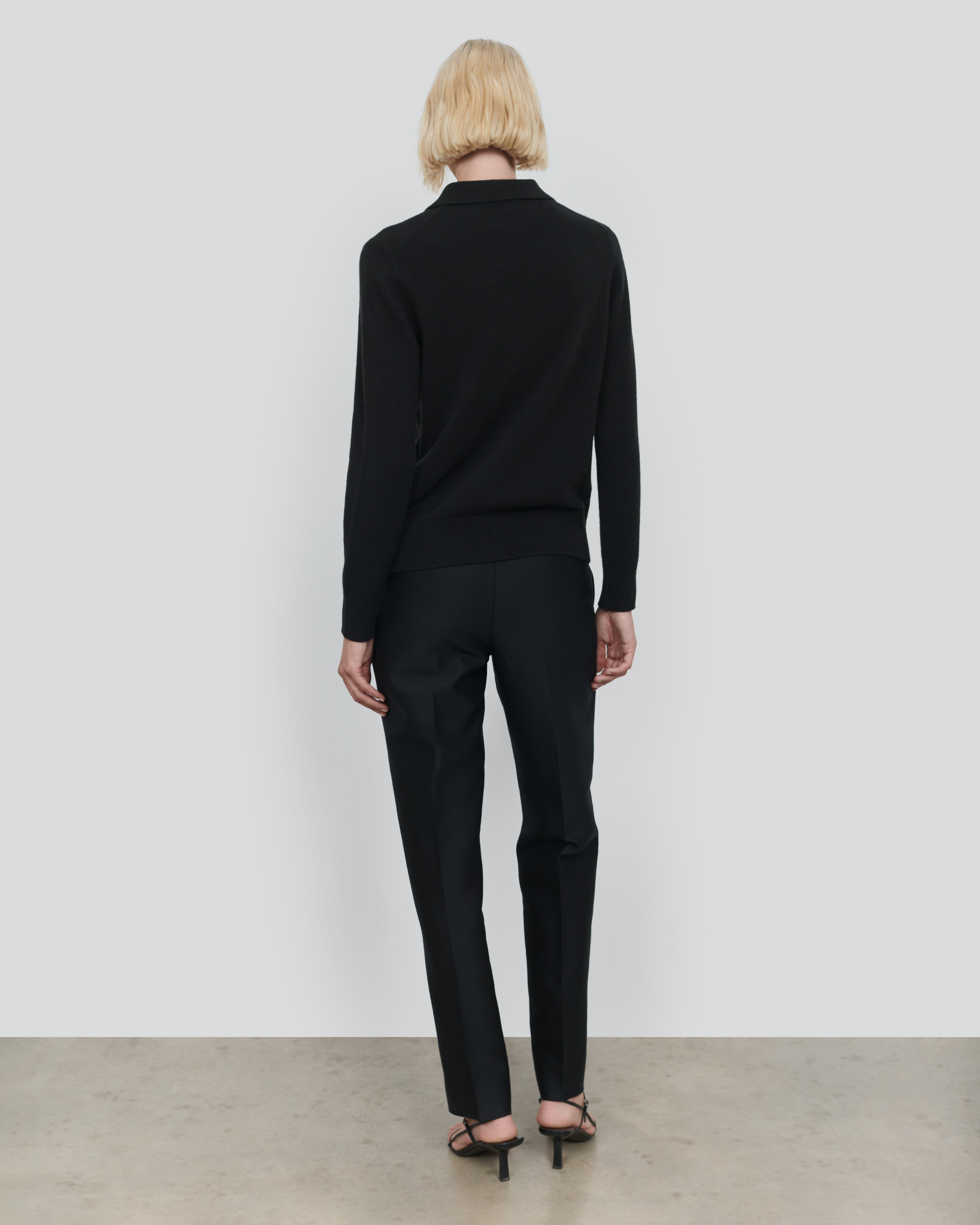 WOOL LONG SLEEVE BUTTON DOWN