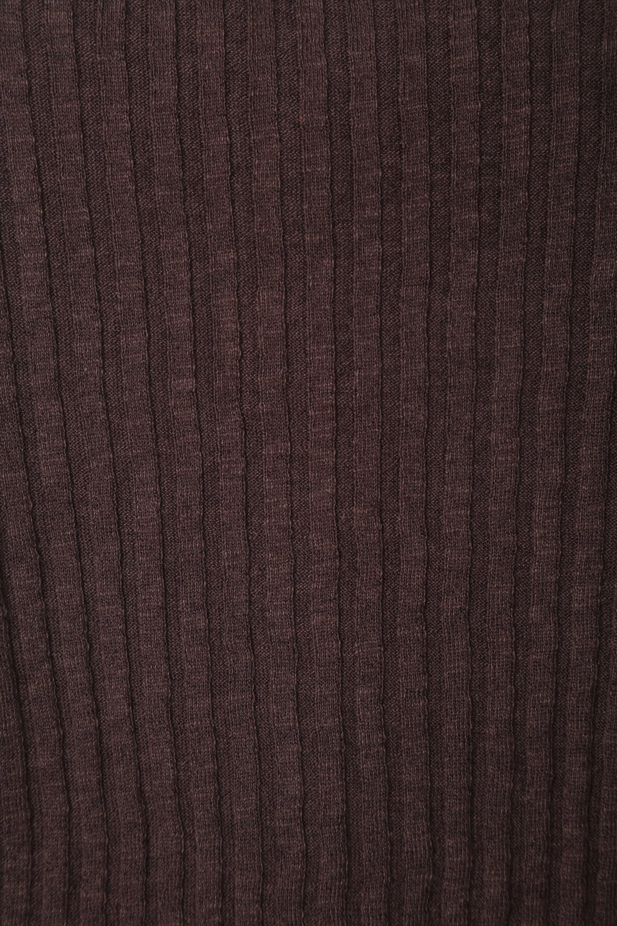 LINEN COTTON RIB BUTTON DOWN in Coffee - detail #colour_Coffee