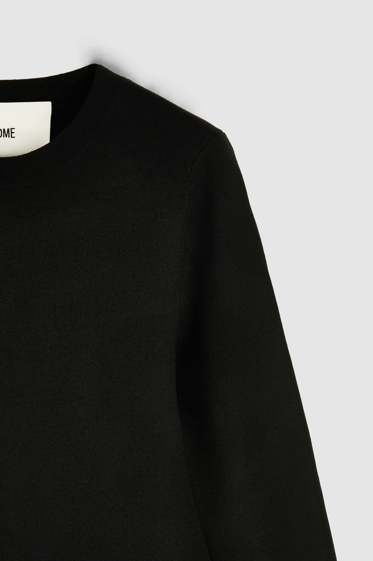 SILK VISCOSE BODY CON DRESS in Black - detail #colour_Black