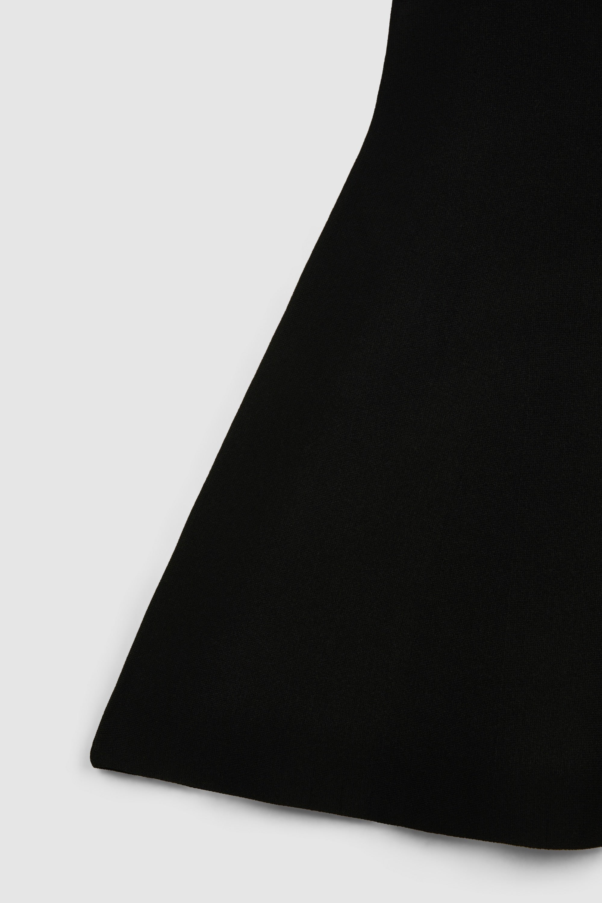 SILK VISCOSE FLARE SKIRT