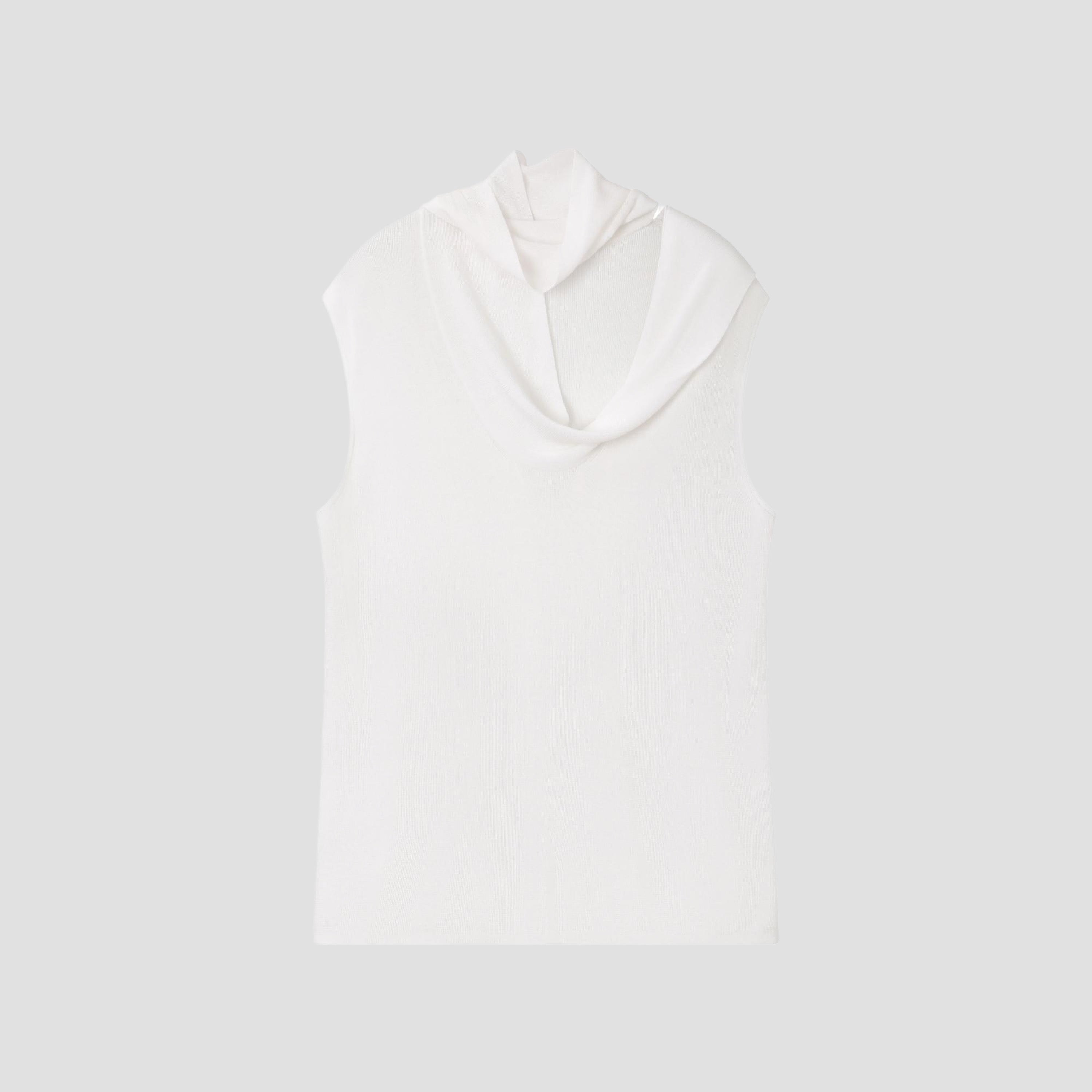 TENCEL SILK SCARF TOP