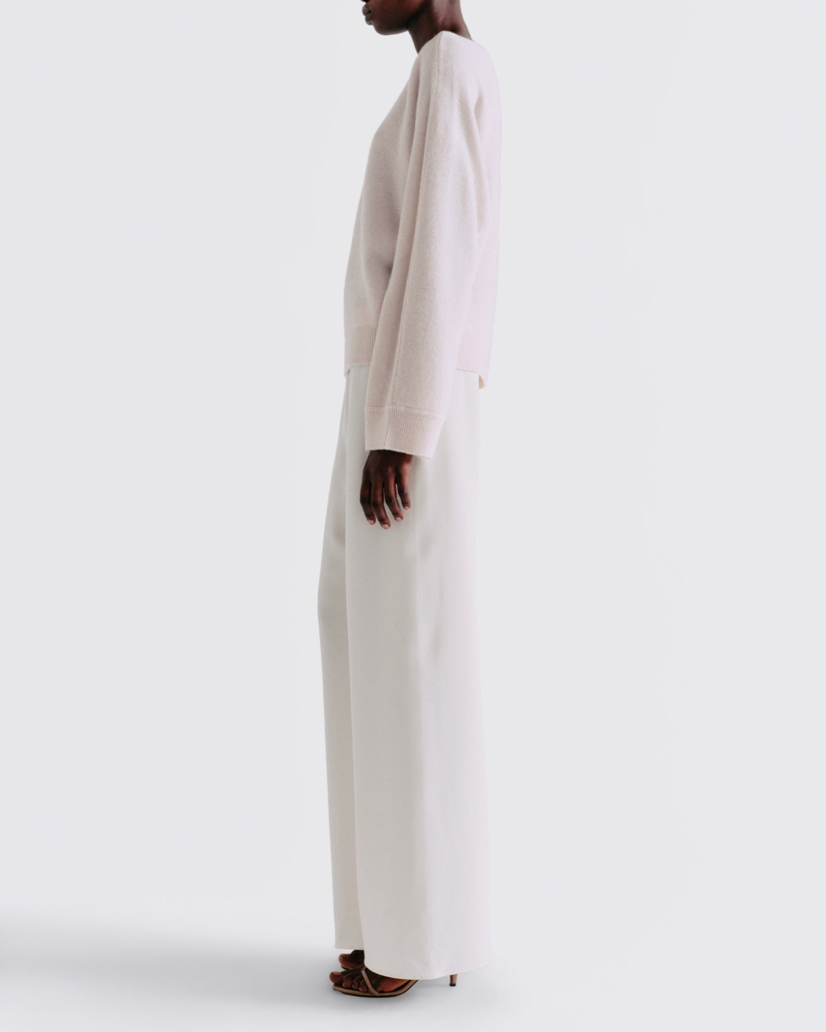 Wool Cashmere Relaxed Boatneck in Silence #colour_Silence