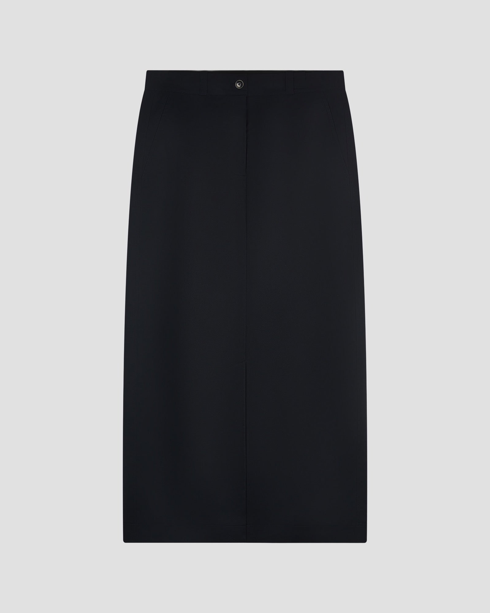 COTTON CHINO PENCIL SKIRT