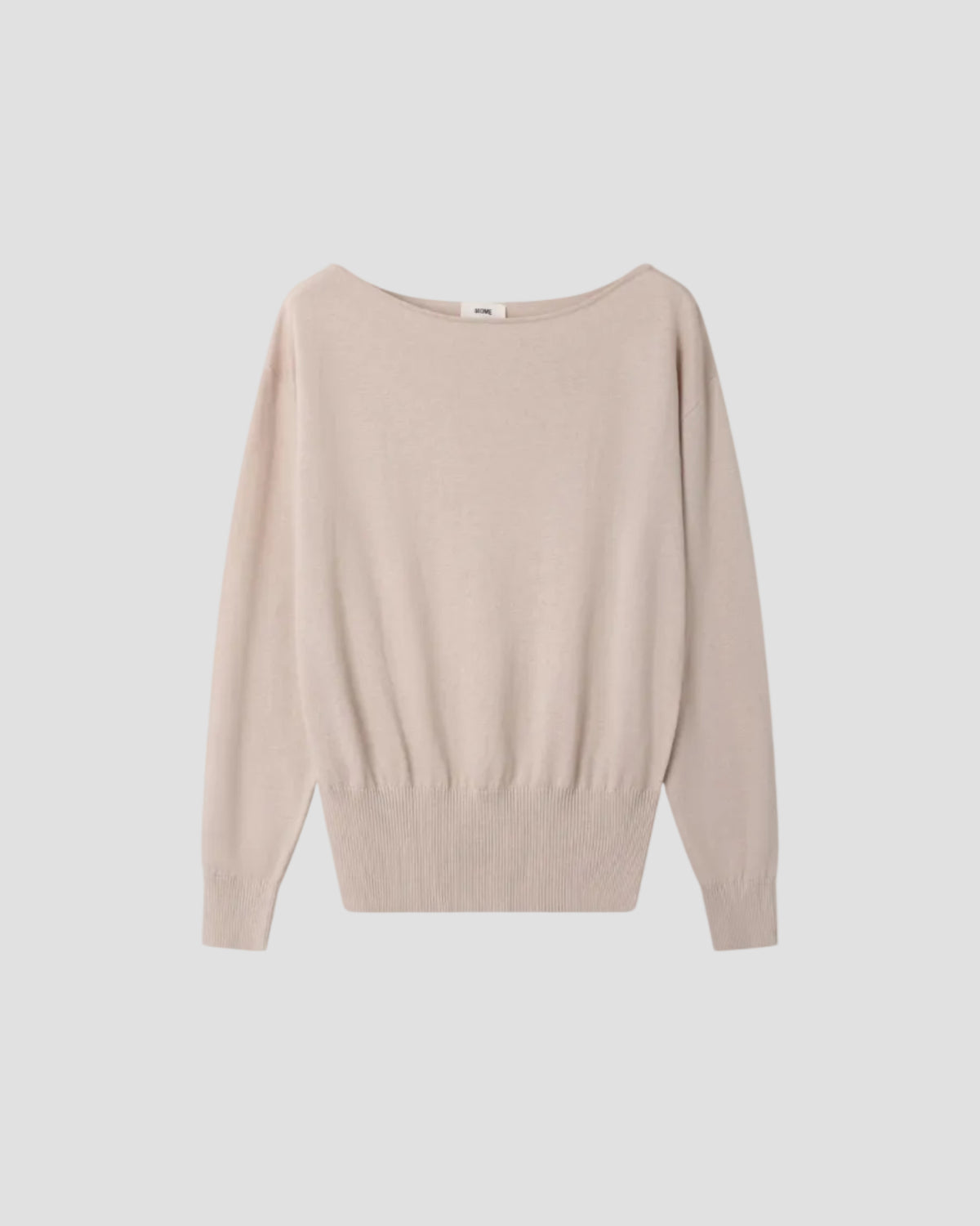 Cotton Linen Long Sleeve Boatneck