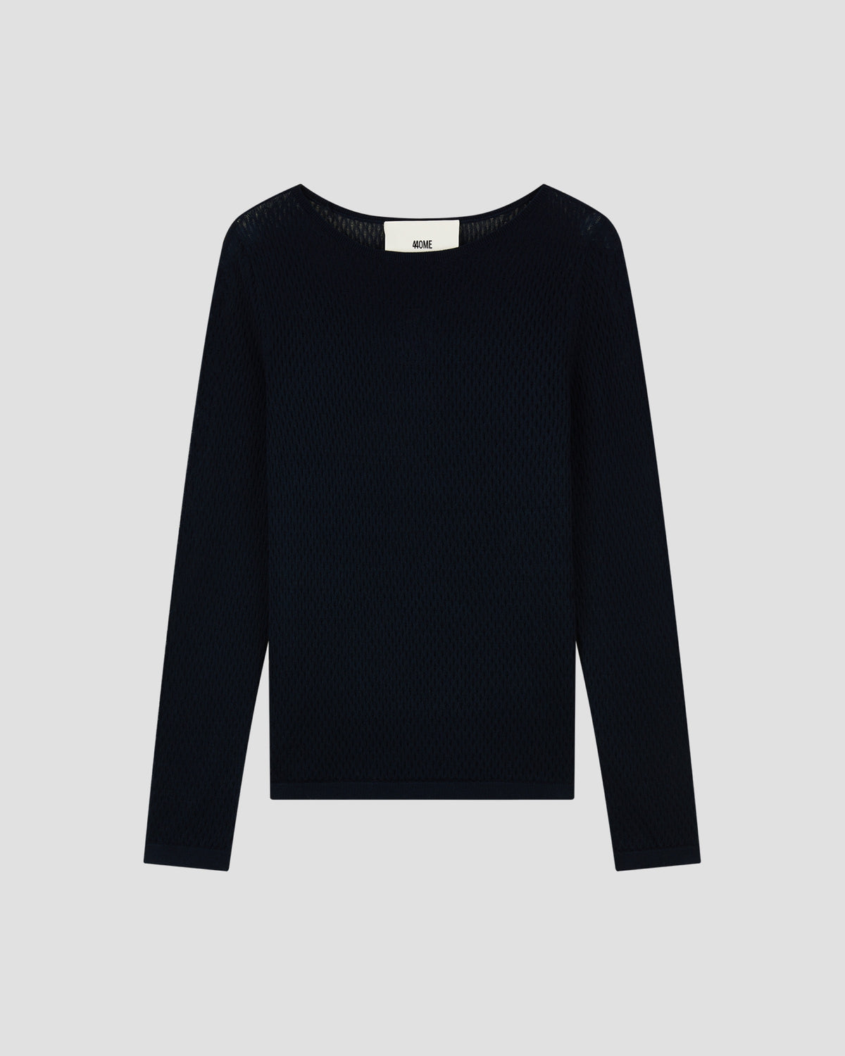 Cotton Mesh Longsleeve