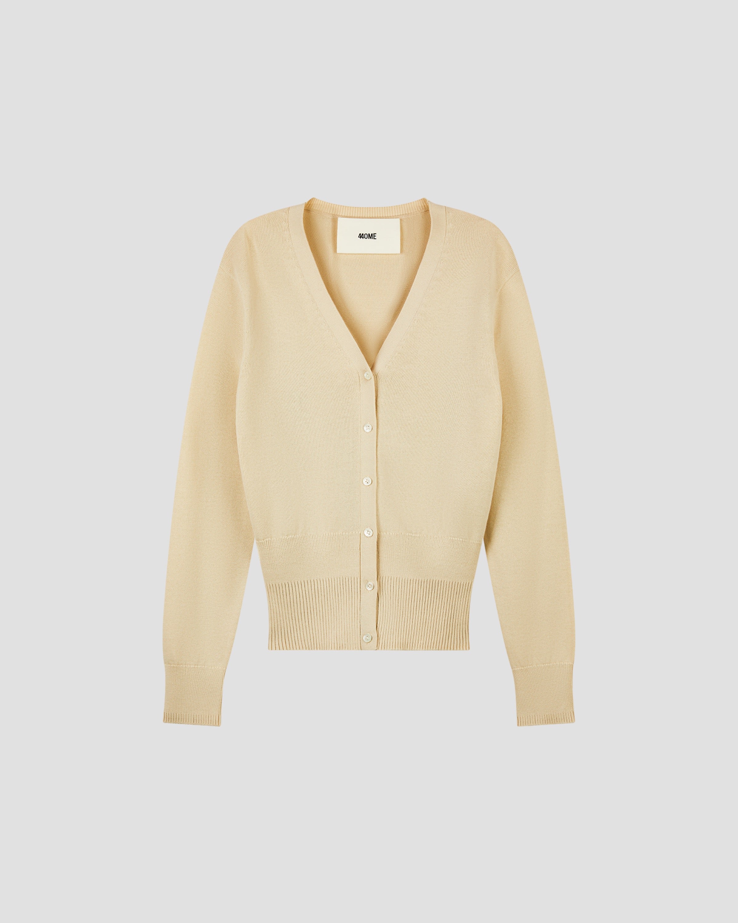COTTON LIGHTWEIGHT VNECK CARDIGAN