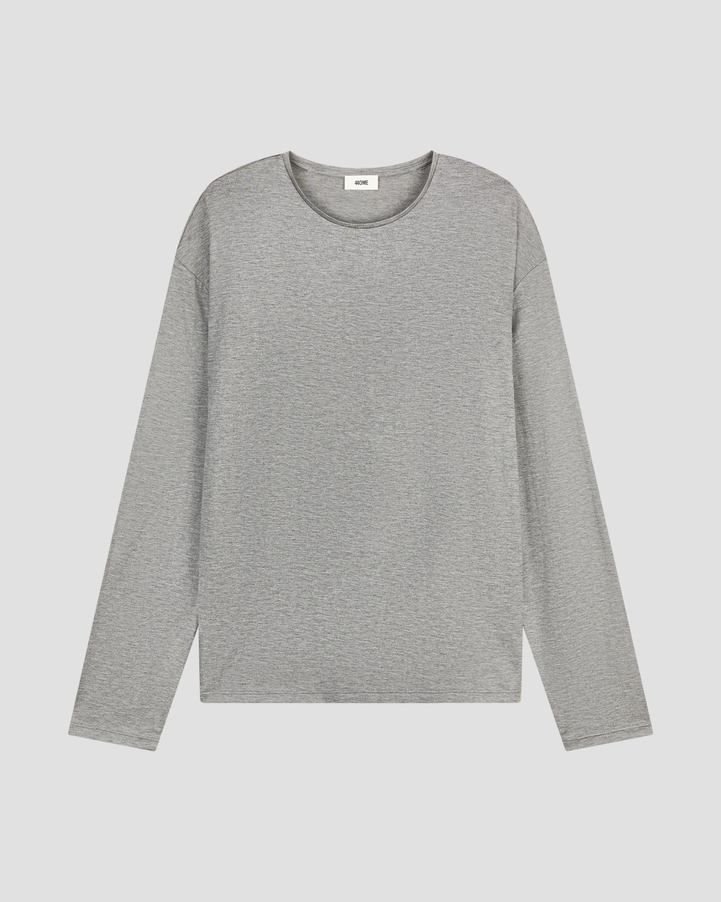 COTTON SILK OVERSIZED LONG SLEEVE TSHIRT