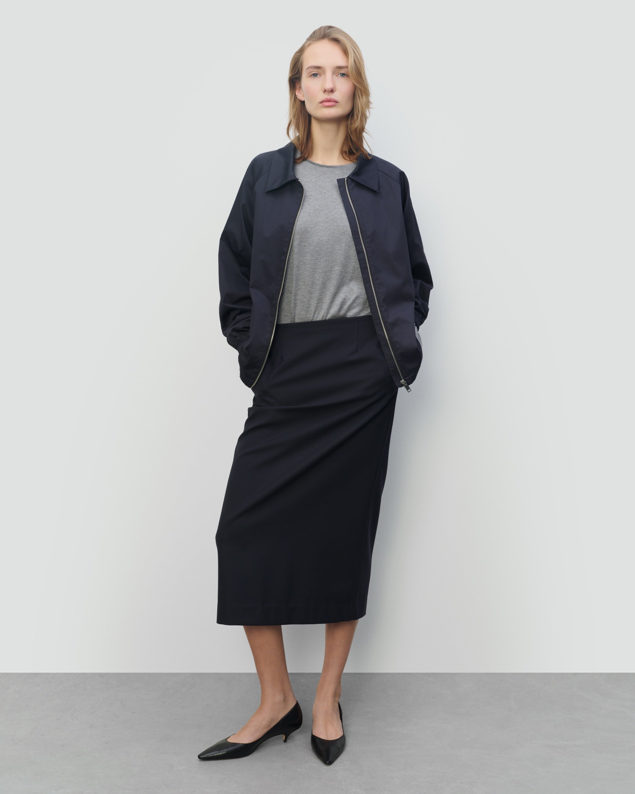 COTTON SILK OVERSIZED LONG SLEEVE TSHIRT