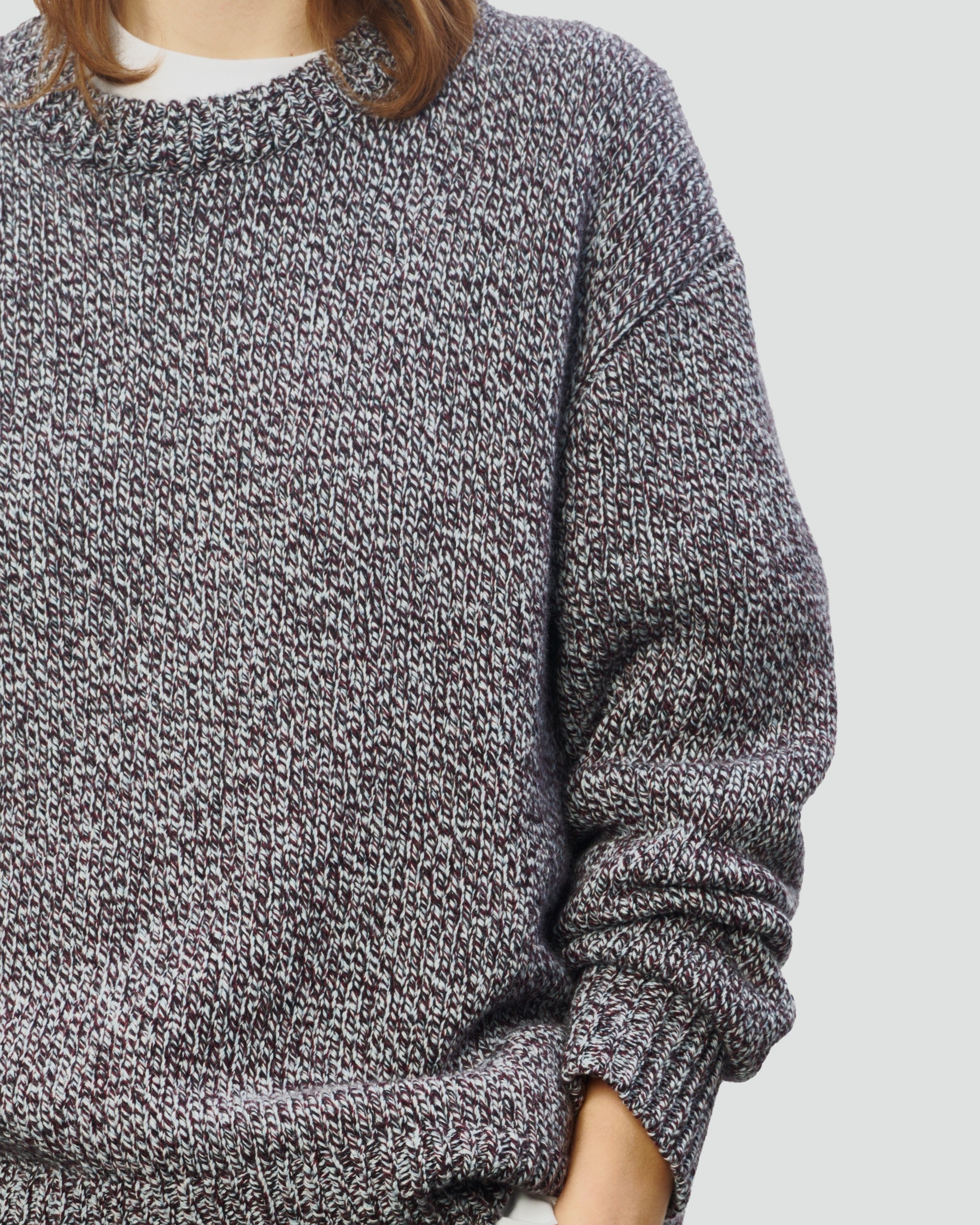 COTTON WOOL CREWNECK