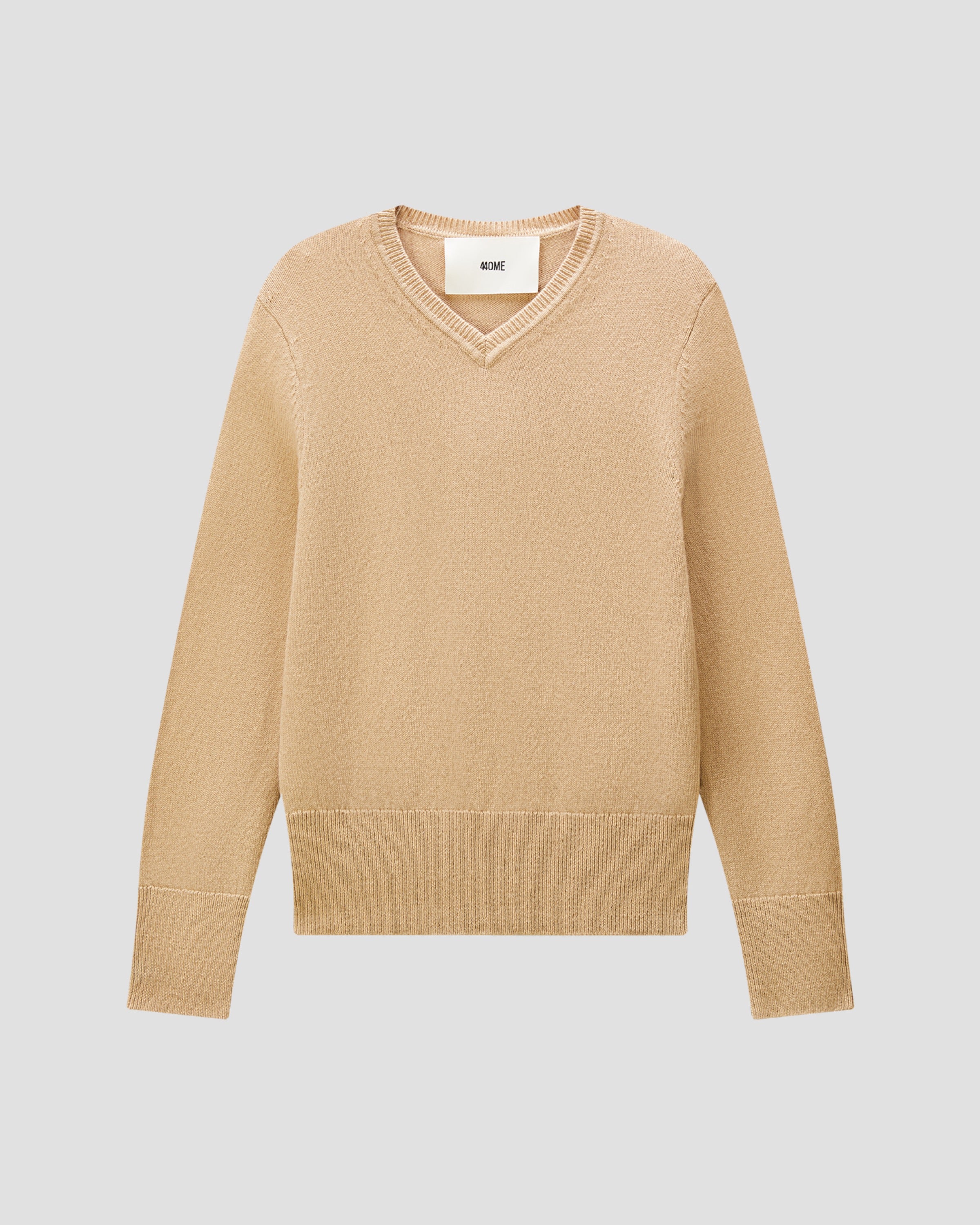 COTTON WOOL LIGHTWEIGHT VNECK