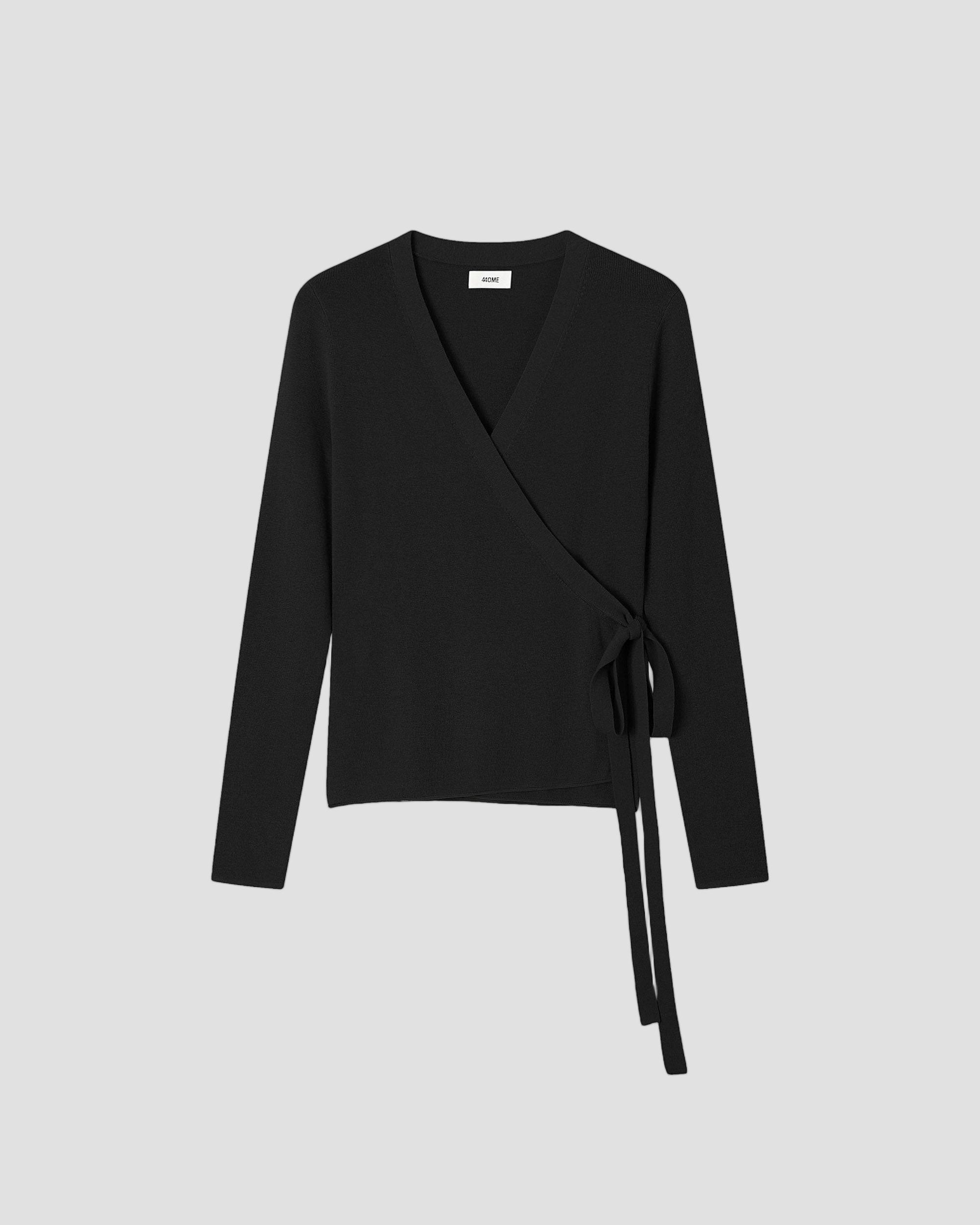 Cashmere Silk Wrap Cardigan