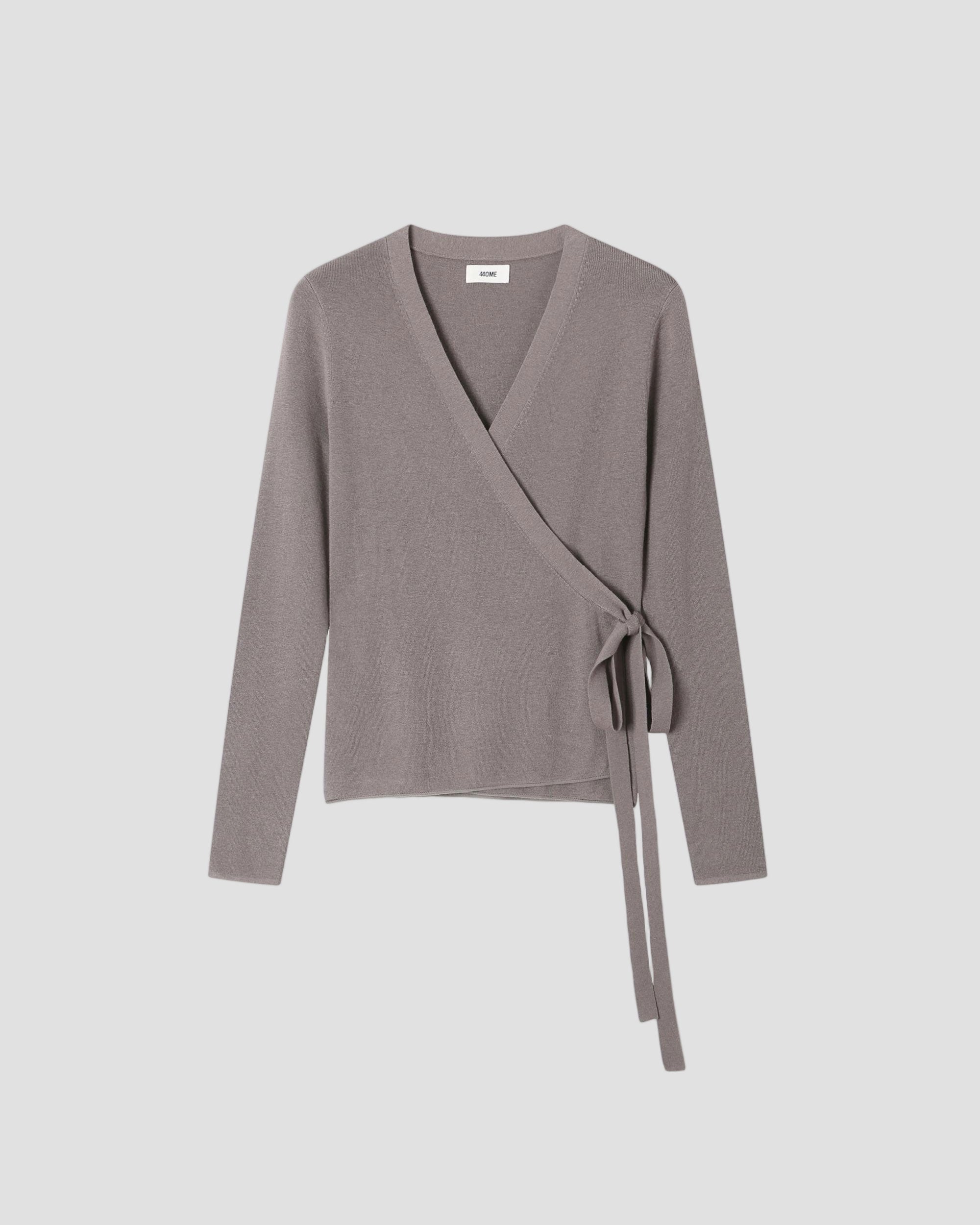 Cashmere Silk Wrap Cardigan