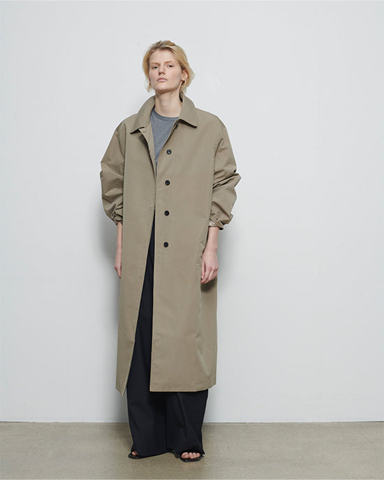 Cotton Silk Trench Coat - Lightweight Luxury Outerwear | 440ME