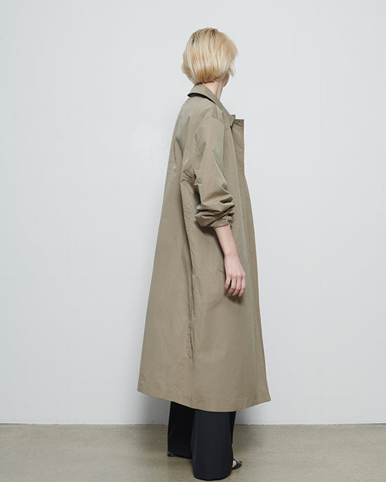 Cotton Silk Trench Coat - Lightweight Luxury Outerwear | 440ME
