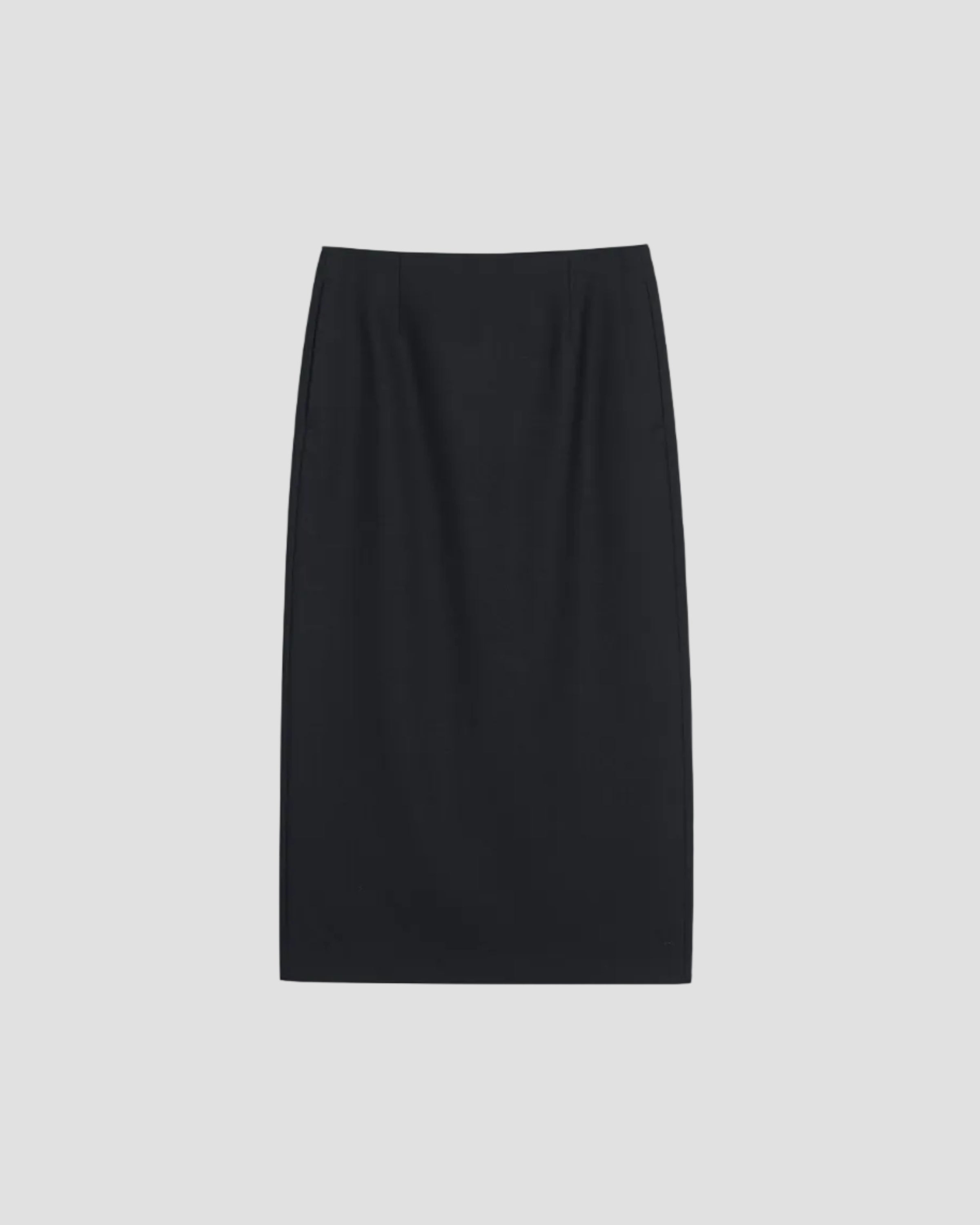 ESSENTIAL WOOL SUITING SKIRT