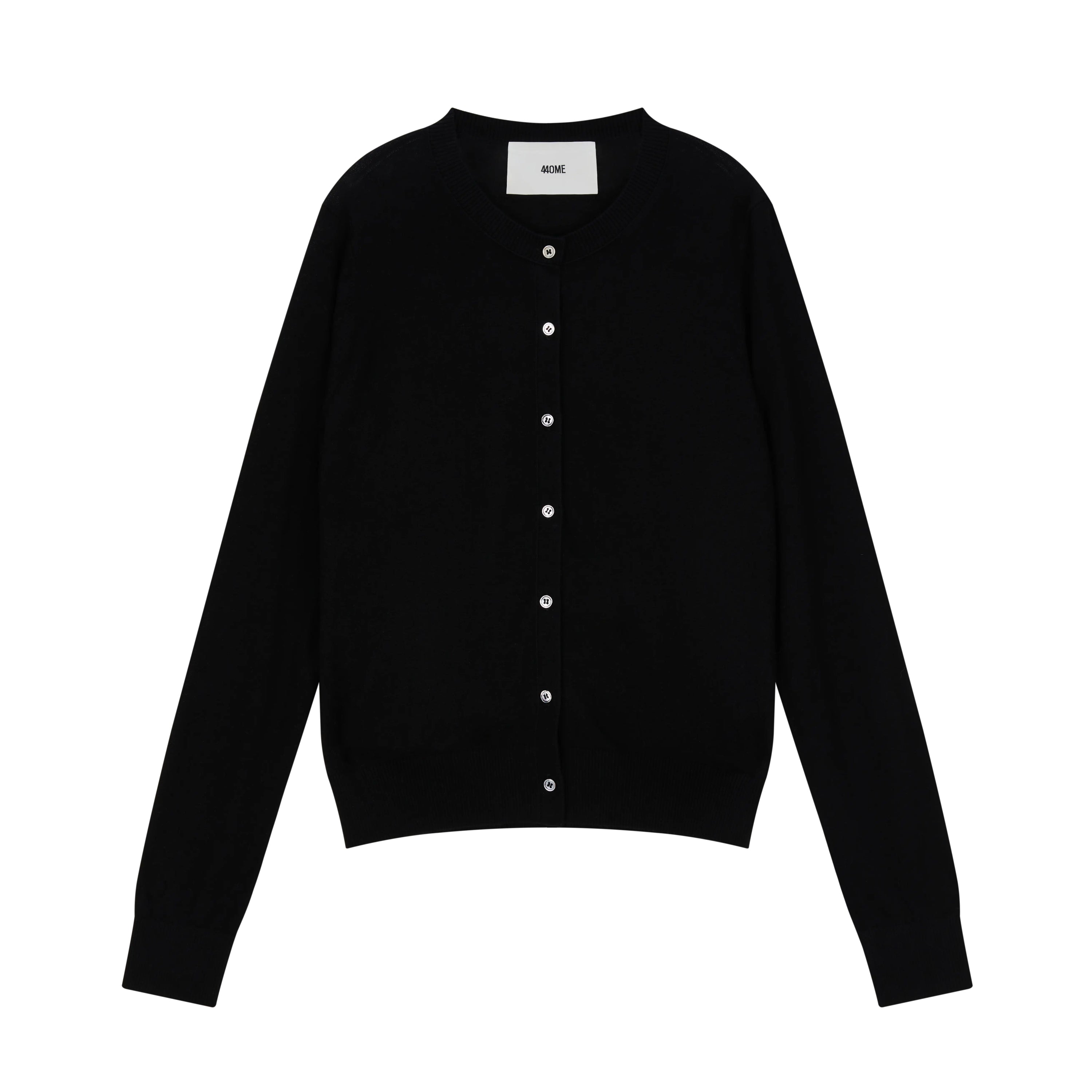WOOL SILK LONG SLEEVE CARDIGAN