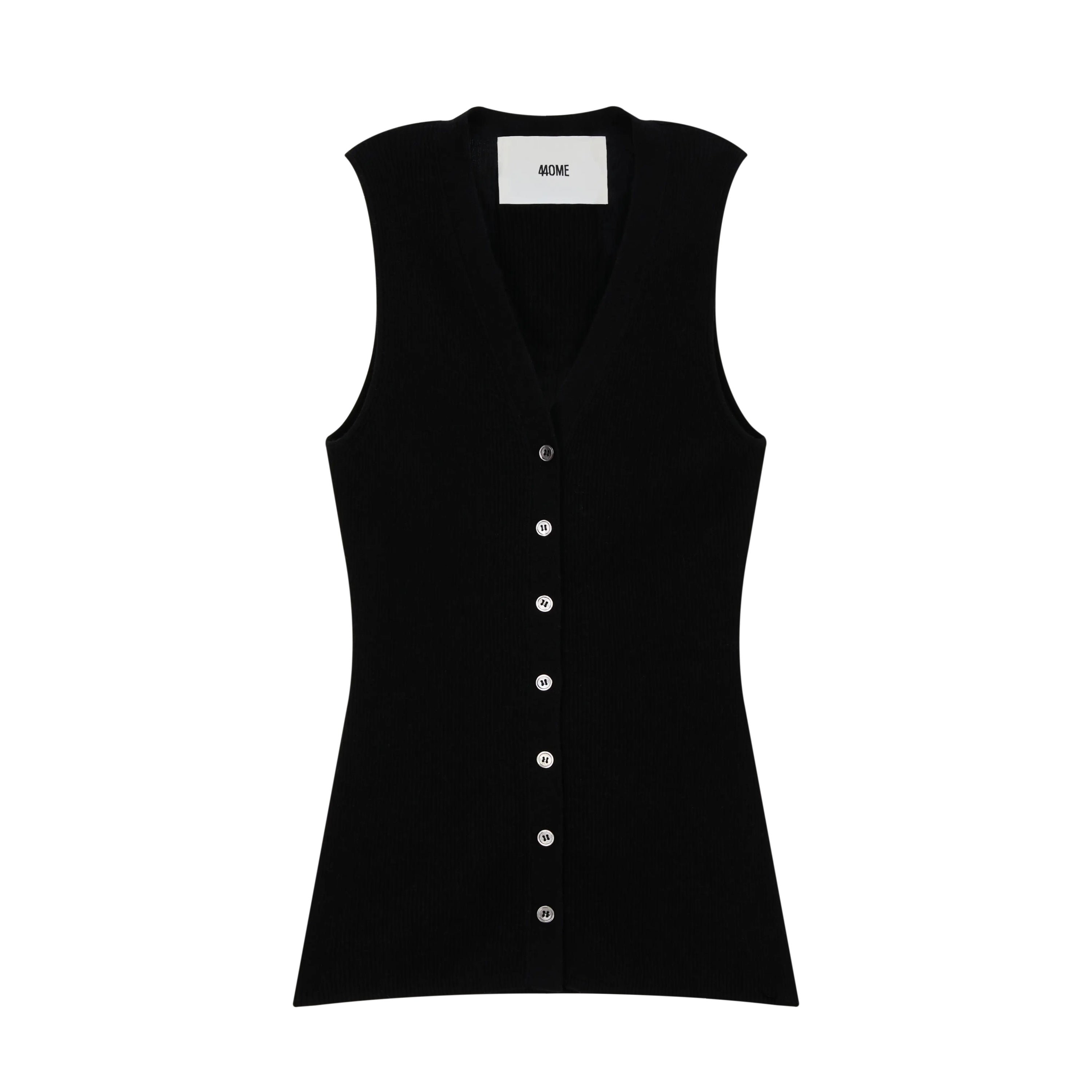 WOOL SILK SLEEVELESS VEST