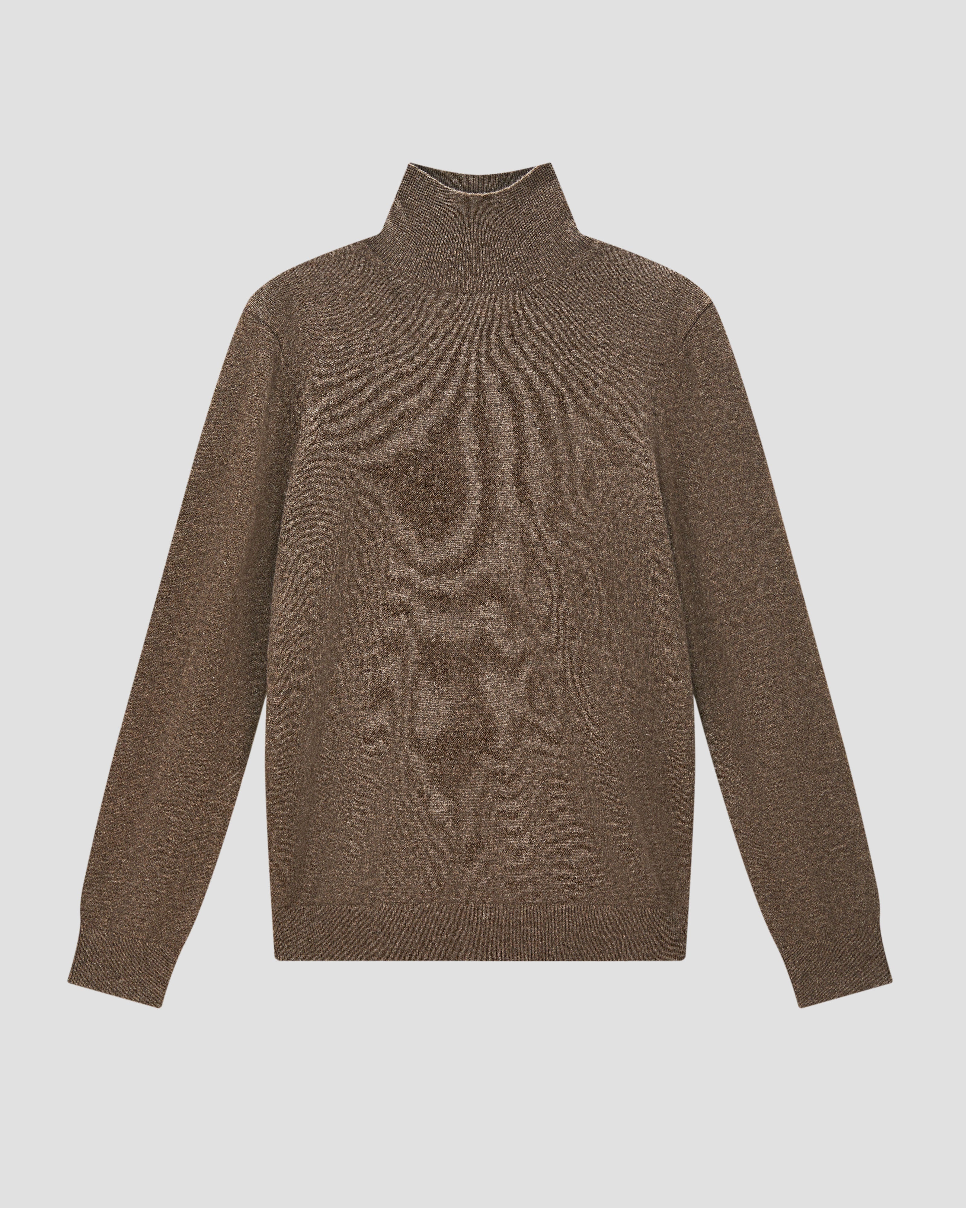 Yak Wool Mock Neck Sweater - Luxury Layering Essential | 440ME