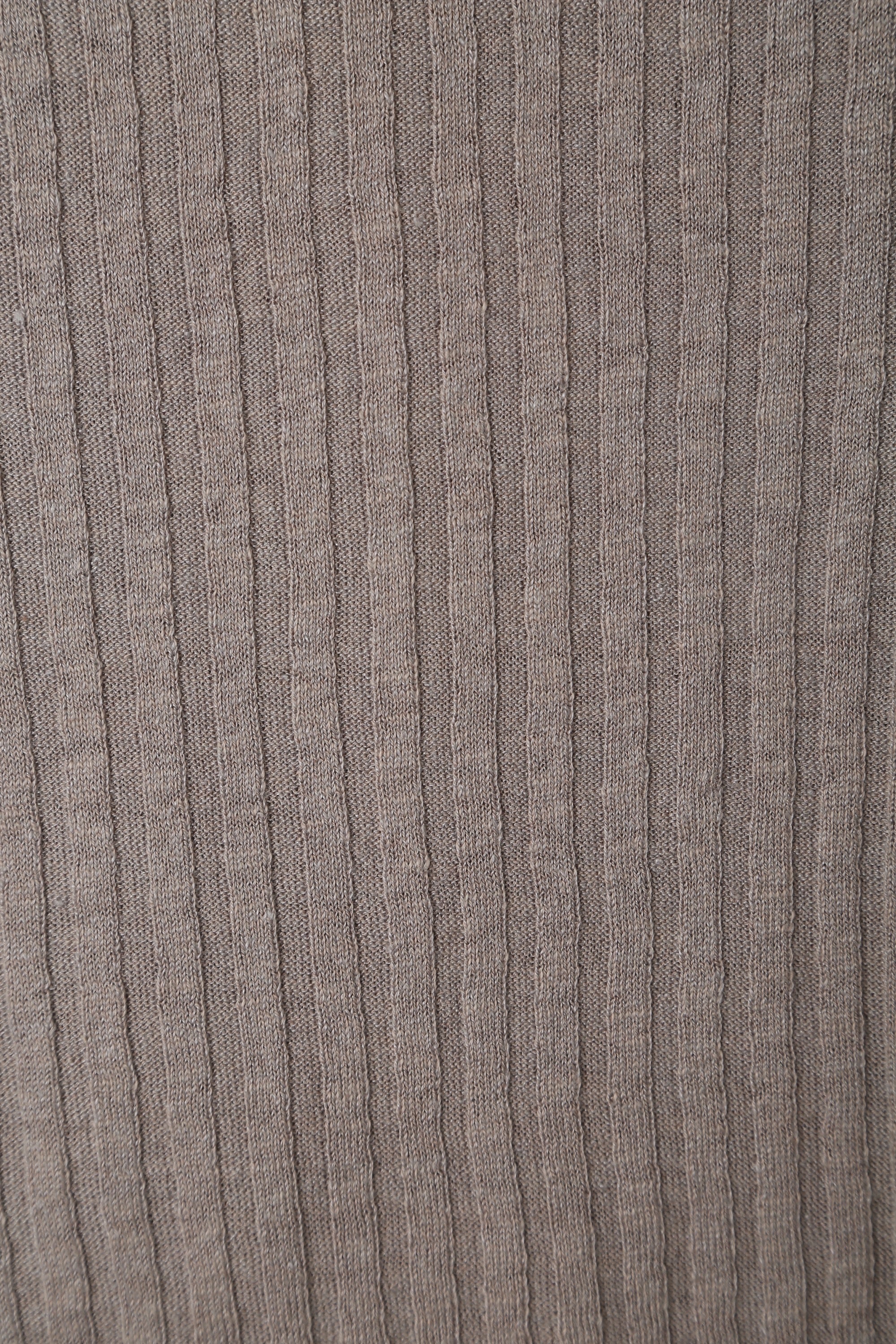 LINEN COTTON RIB BUTTON DOWN