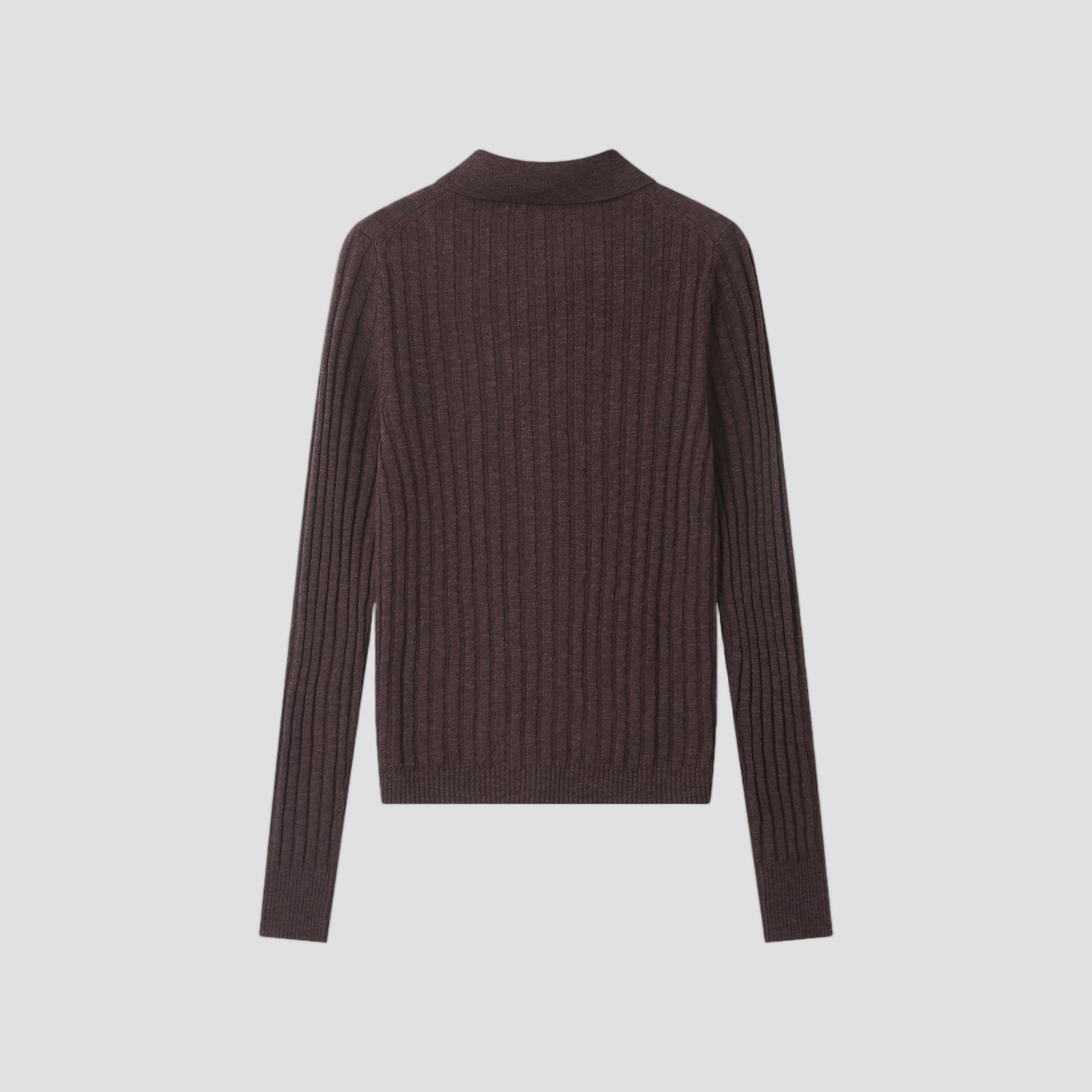 LINEN COTTON RIB BUTTON DOWN