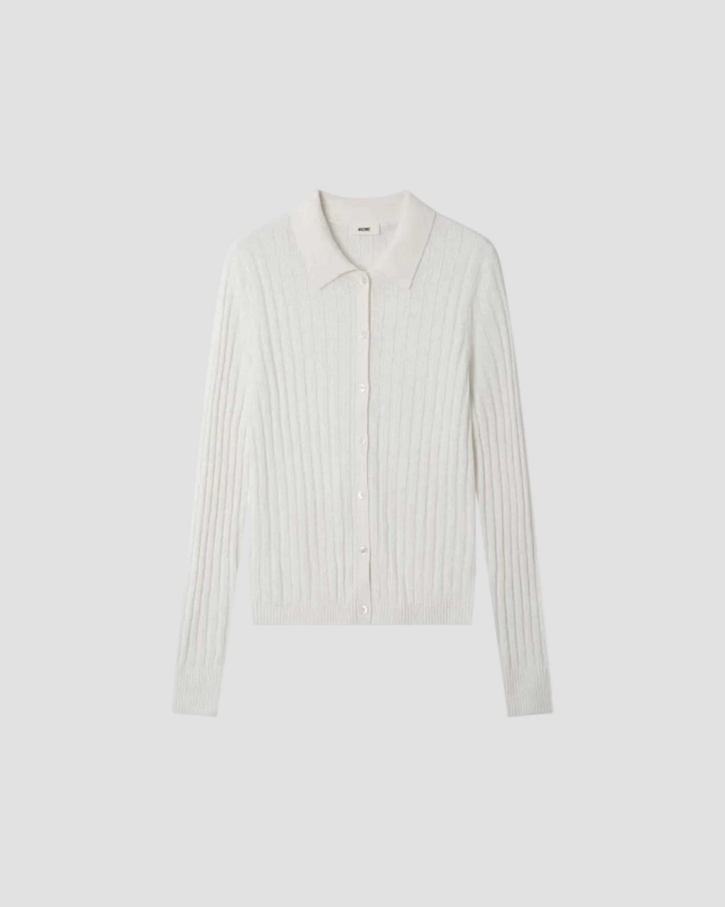 LINEN COTTON RIB BUTTON DOWN