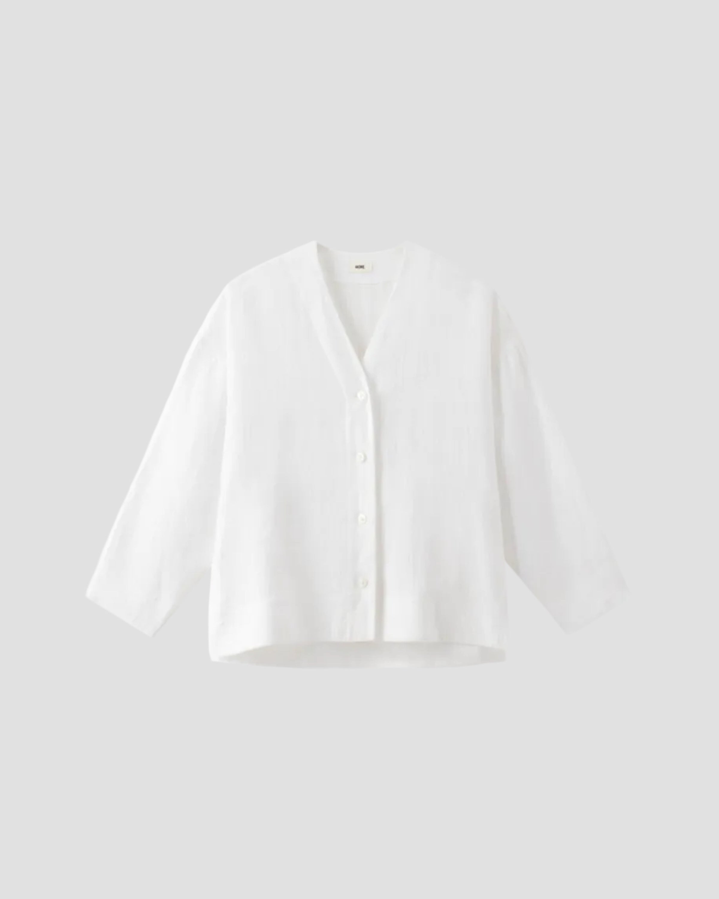 LINEN OVERSIZED BLOUSE