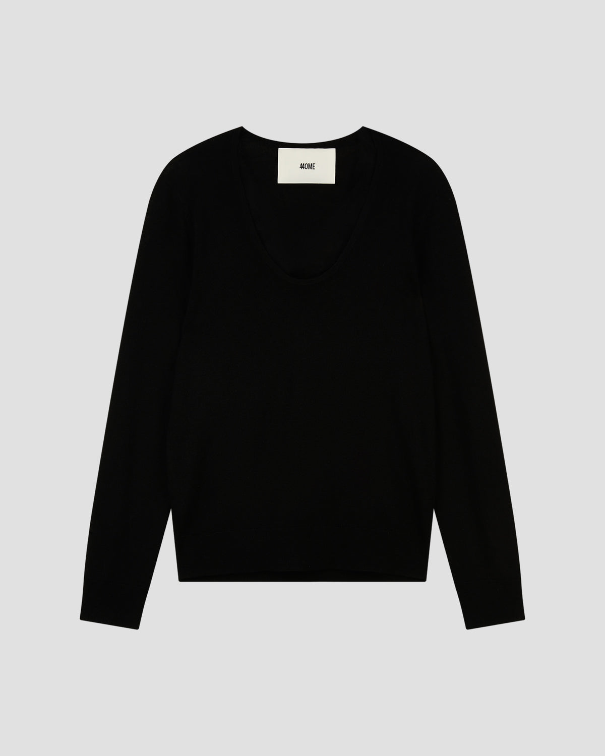 Merino Silk Scoop Neck