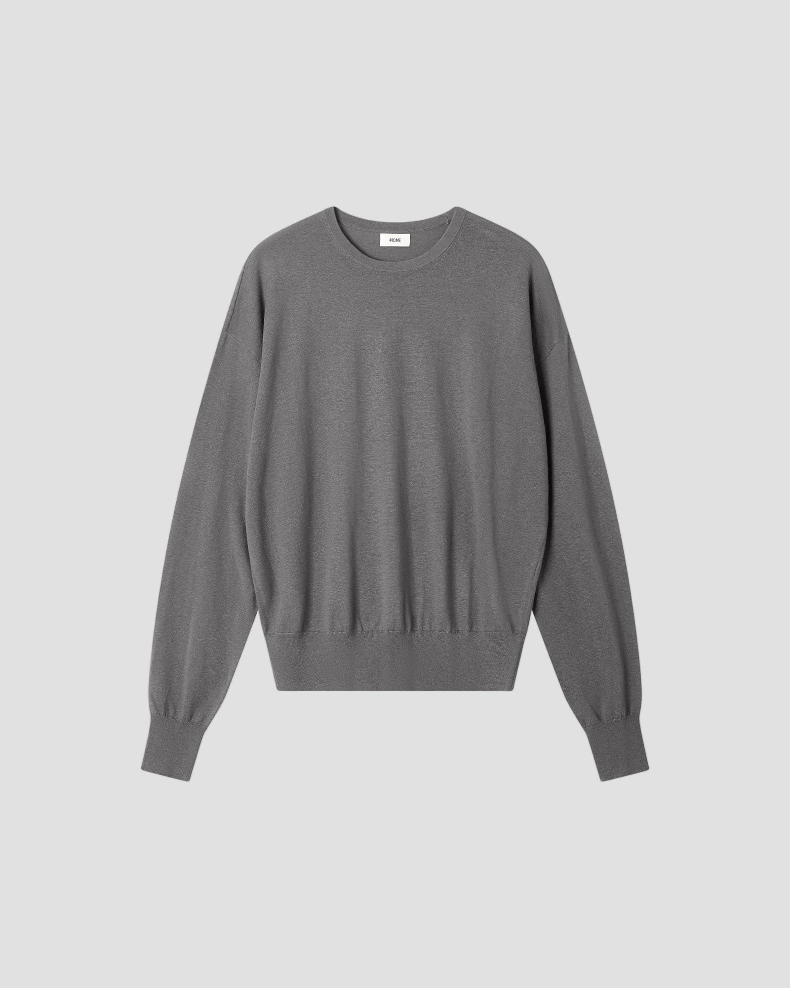 MERINO SILK RELAXED CREWNECK