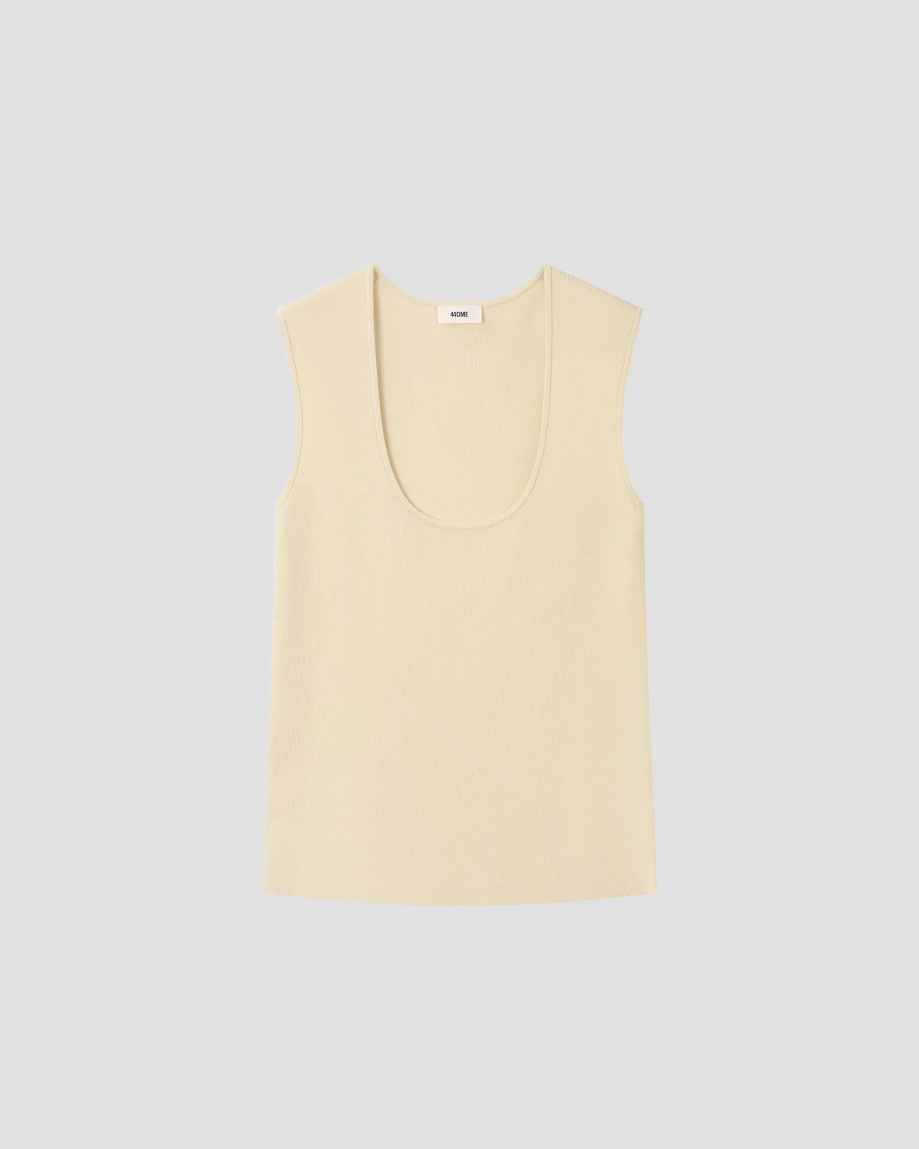 SILK VISCOSE SCOOP TANK