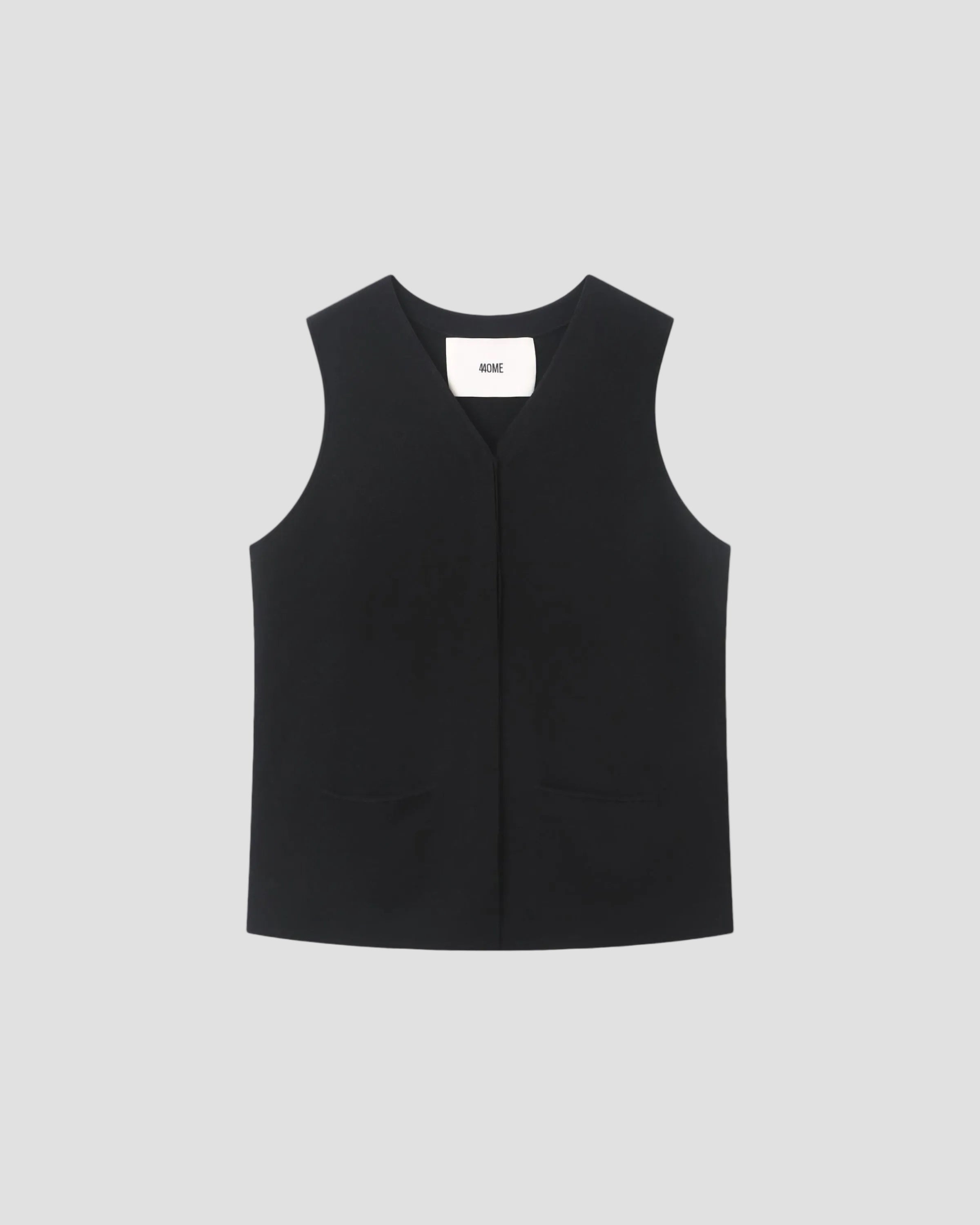 SILK VISCOSE VEST