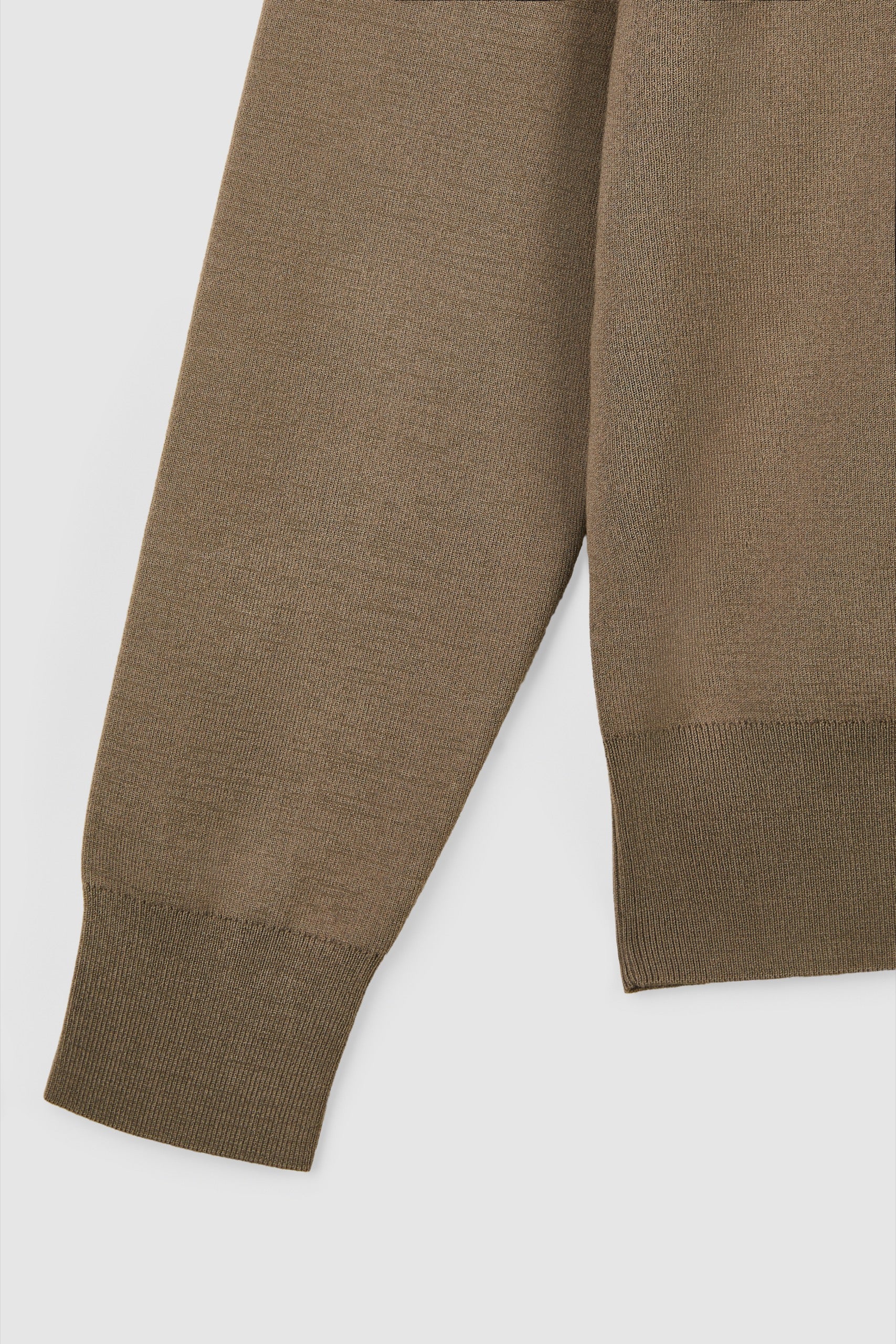 SILK VISCOSE HALF-ZIP POLO