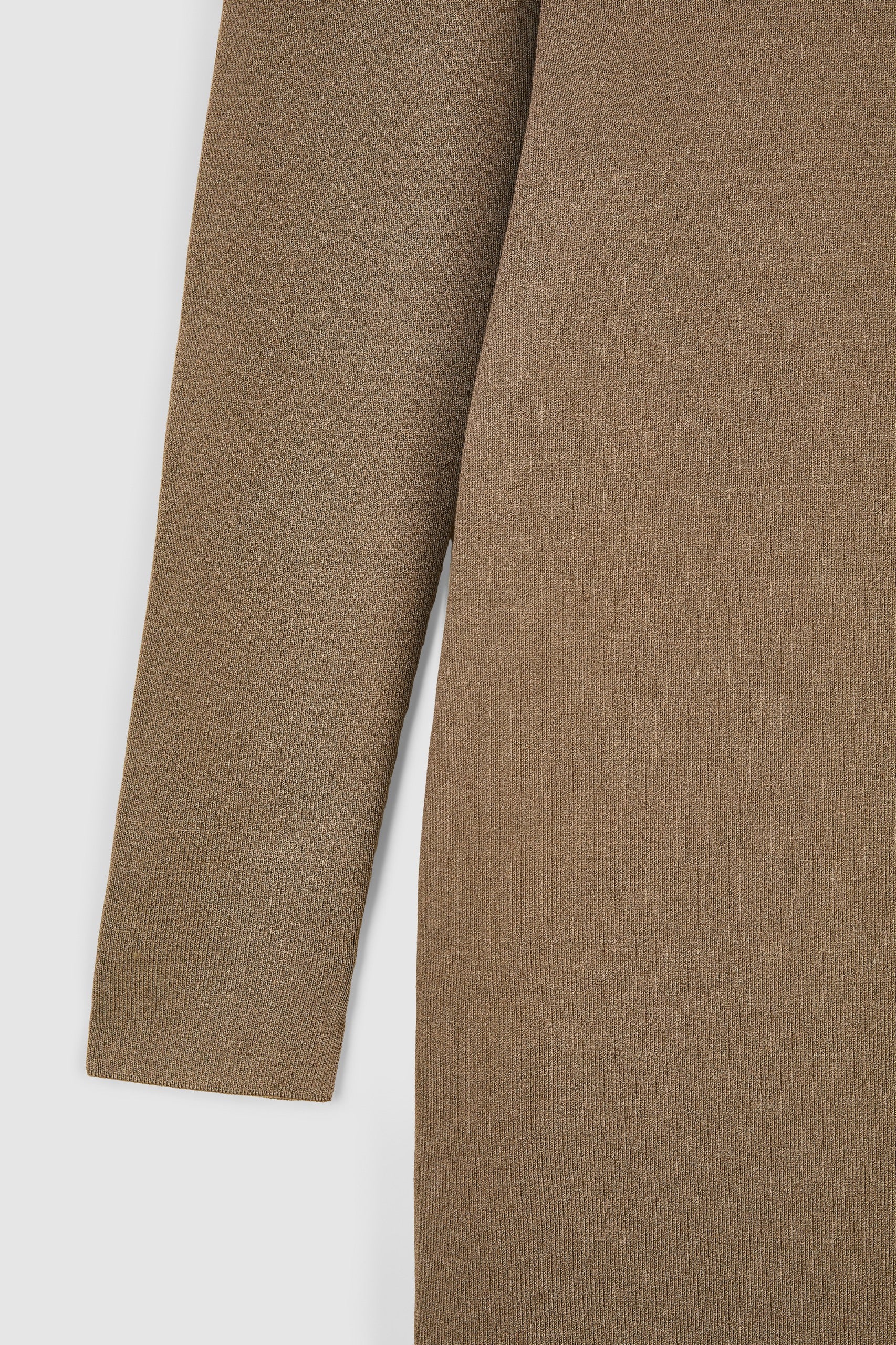 SILK VISCOSE BODY CON DRESS