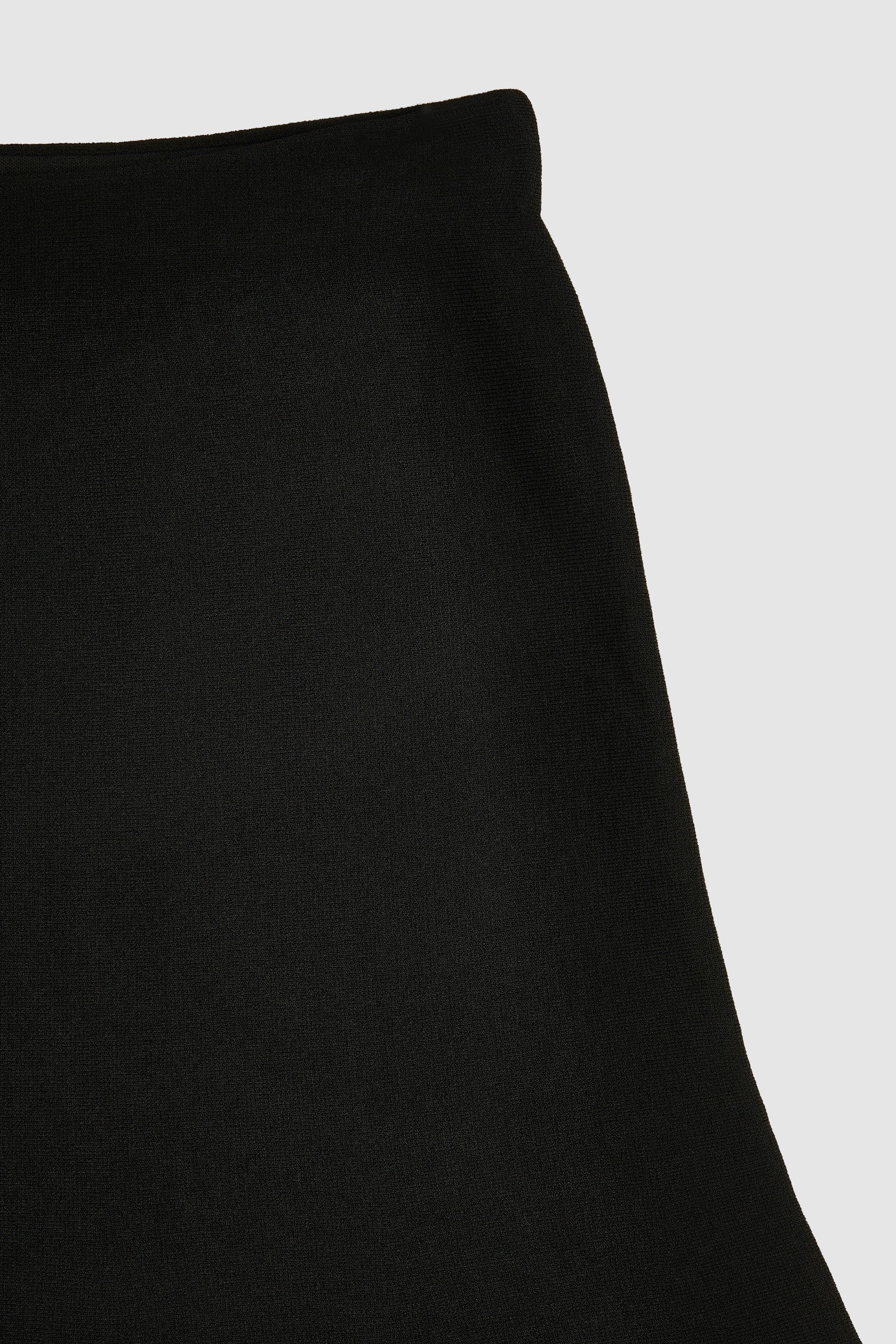 SILK VISCOSE FLARE SKIRT