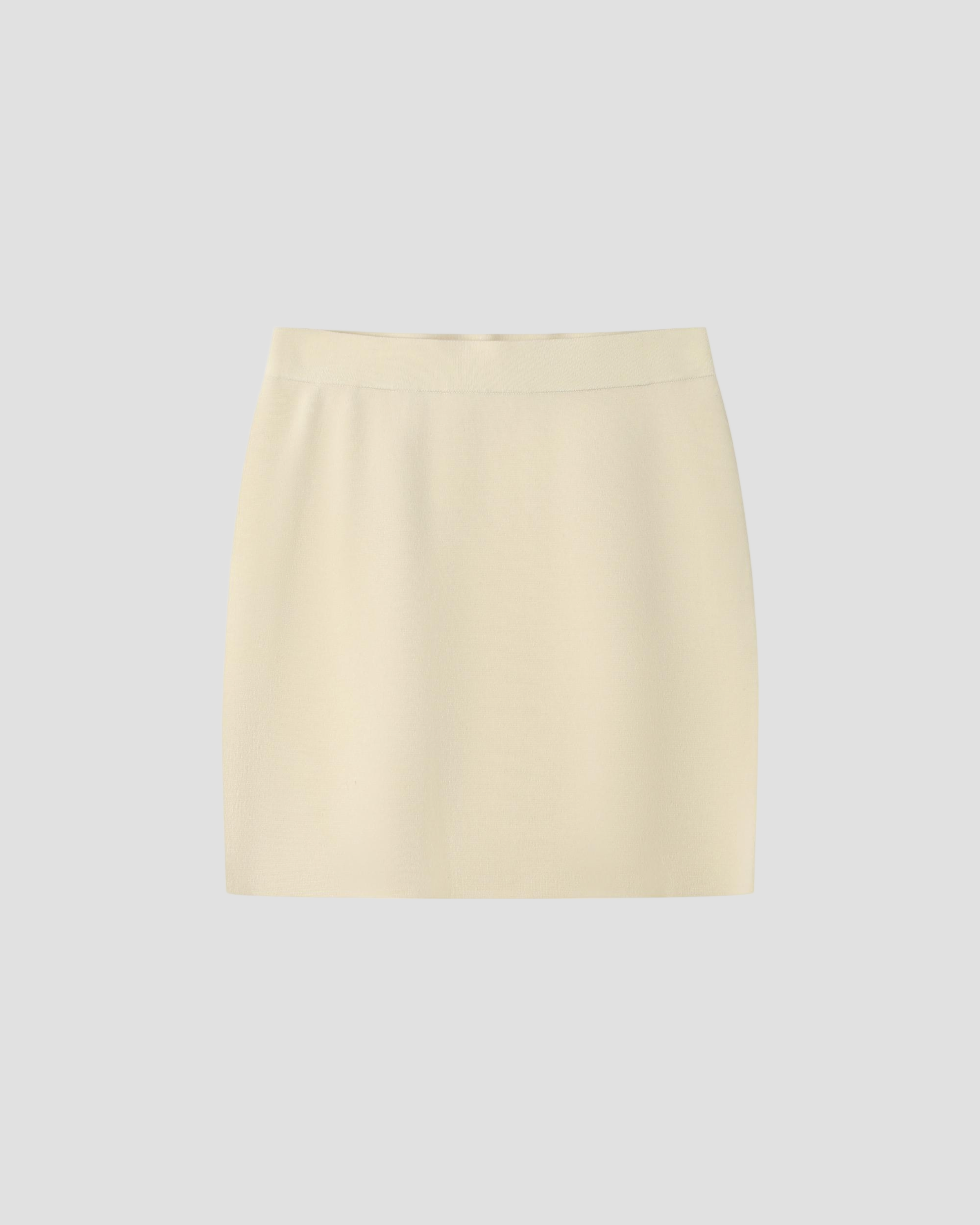 SILK VISCOSE MINI SKIRT