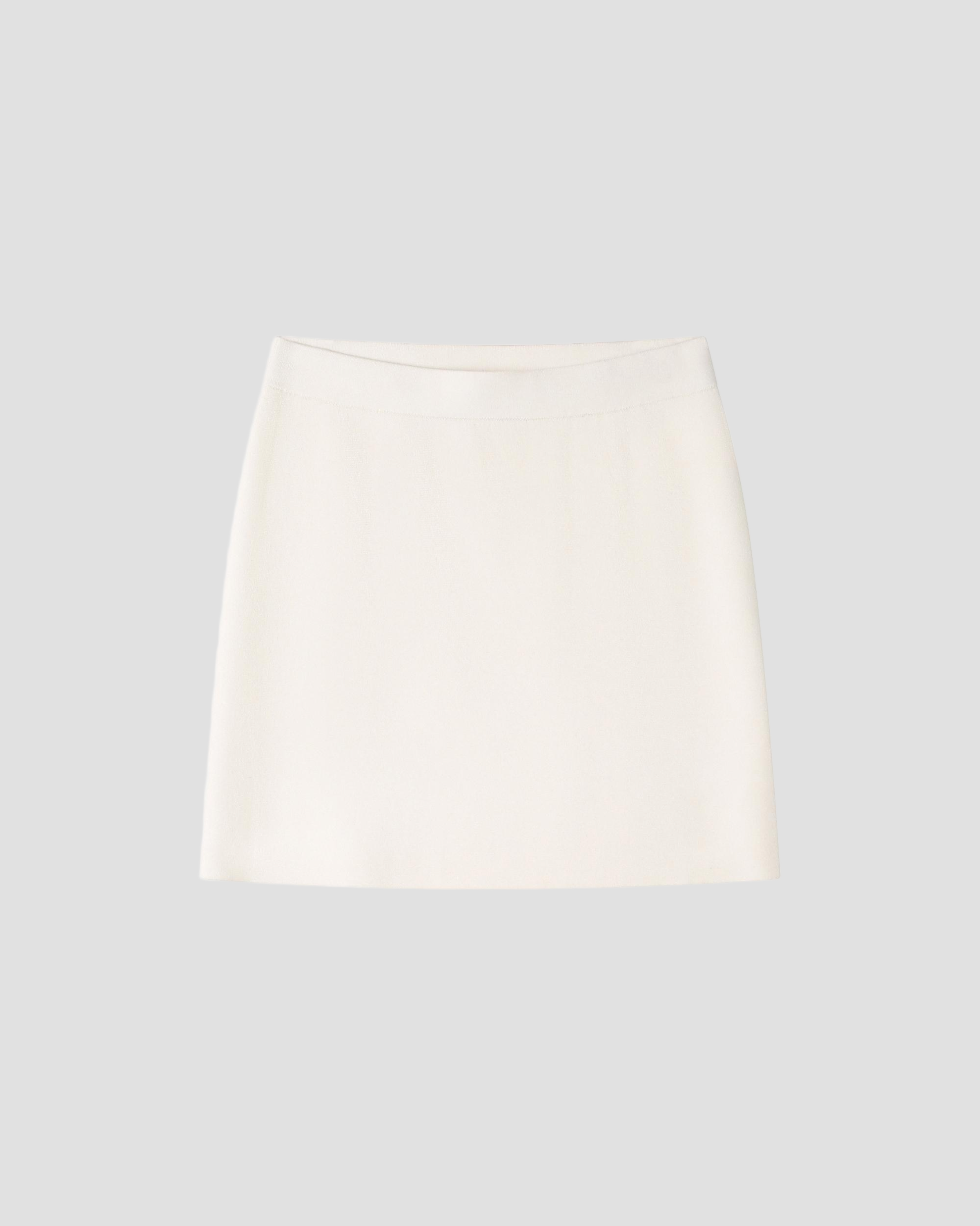 SILK VISCOSE MINI SKIRT