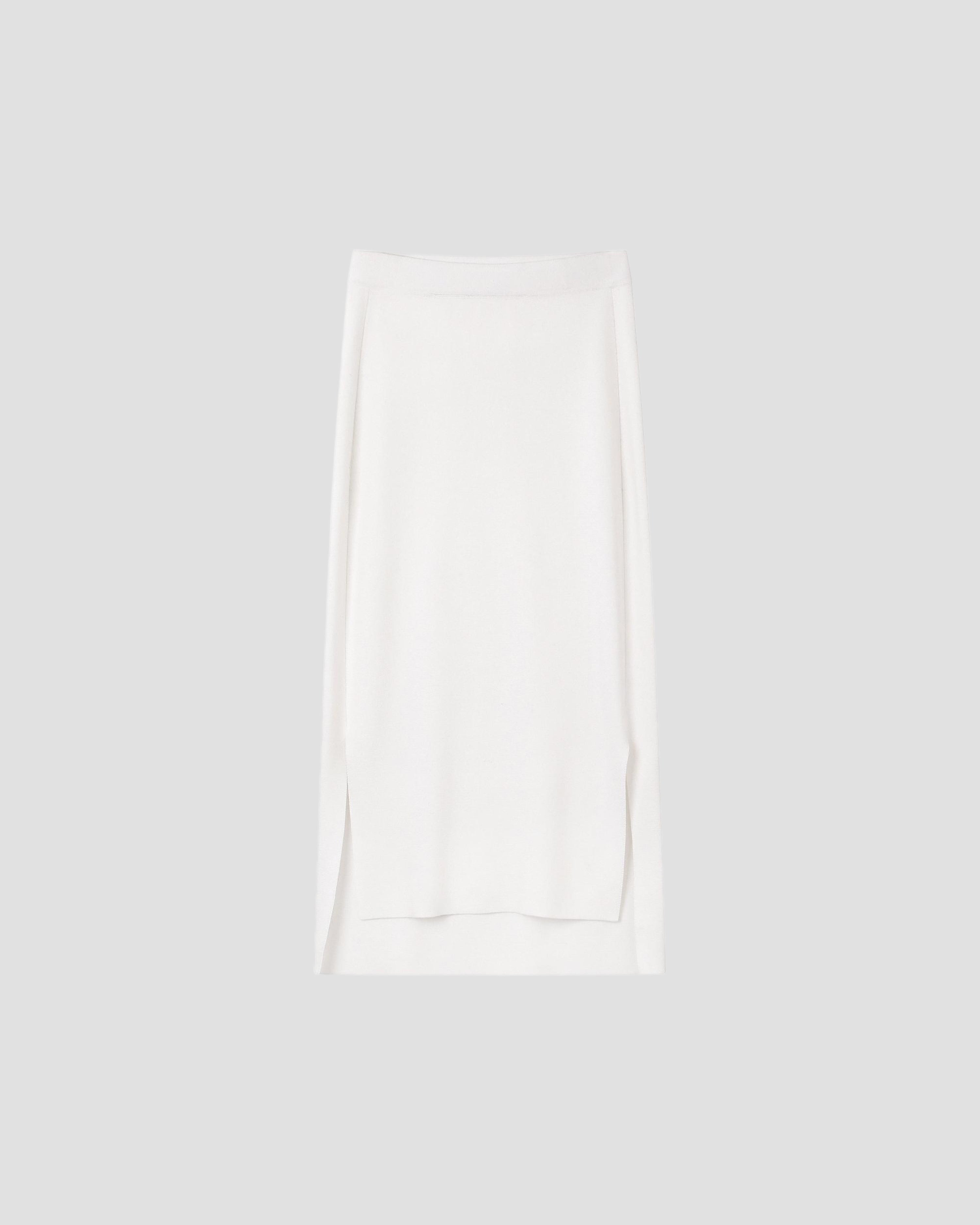TENCEL SILK HIGH-LOW SKIRT