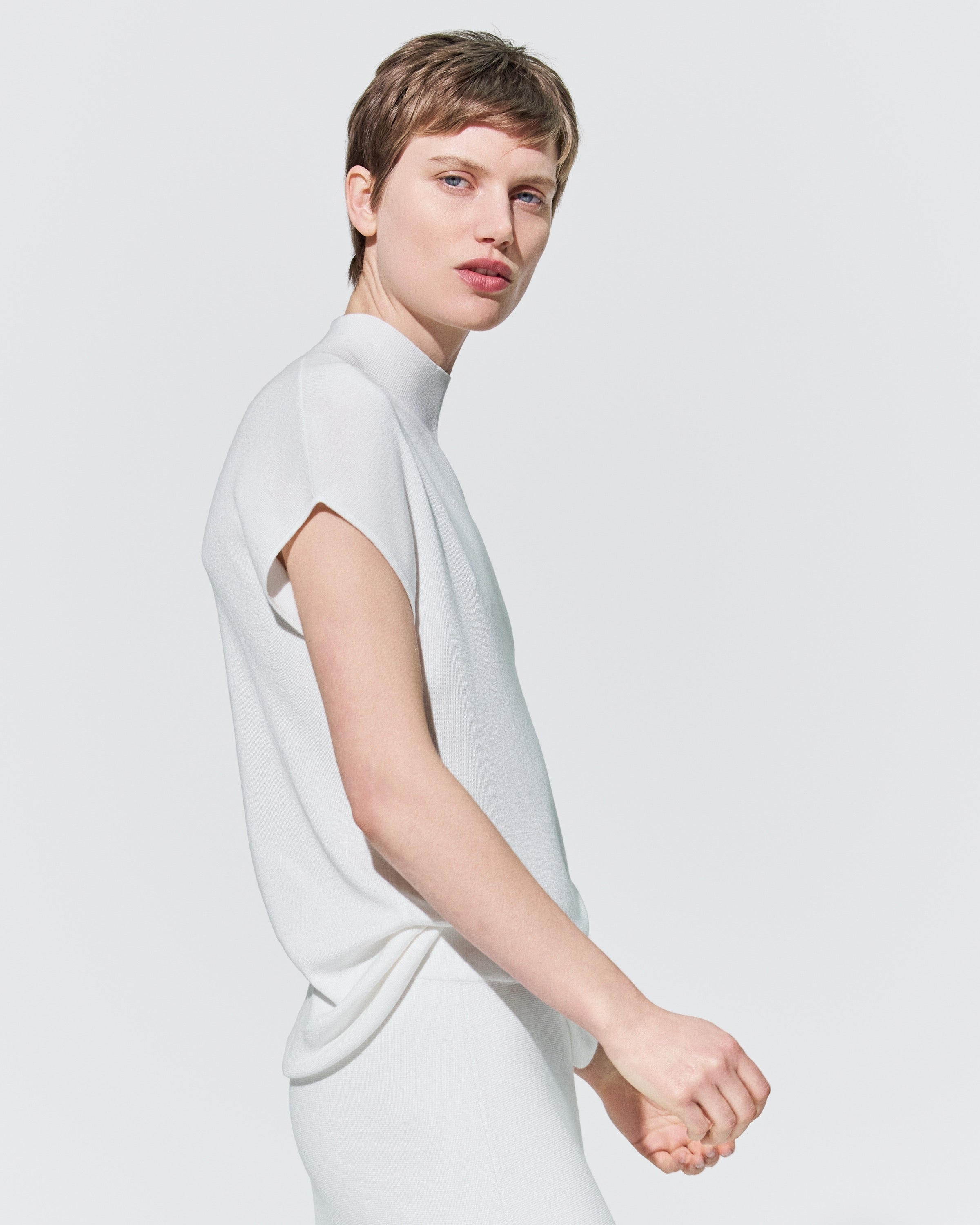 TENCEL SILK RELAXED TOP