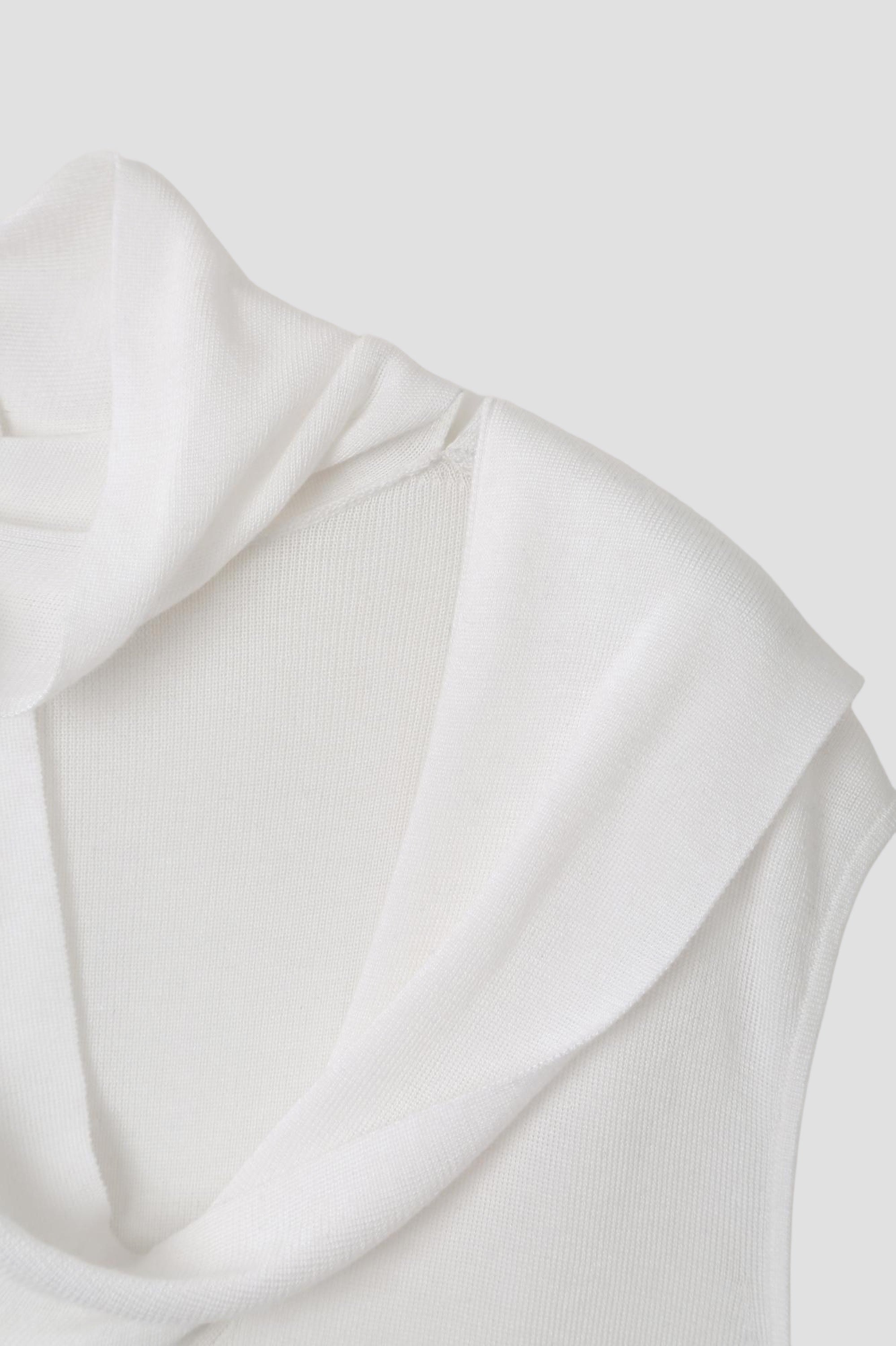 TENCEL SILK SCARF TOP