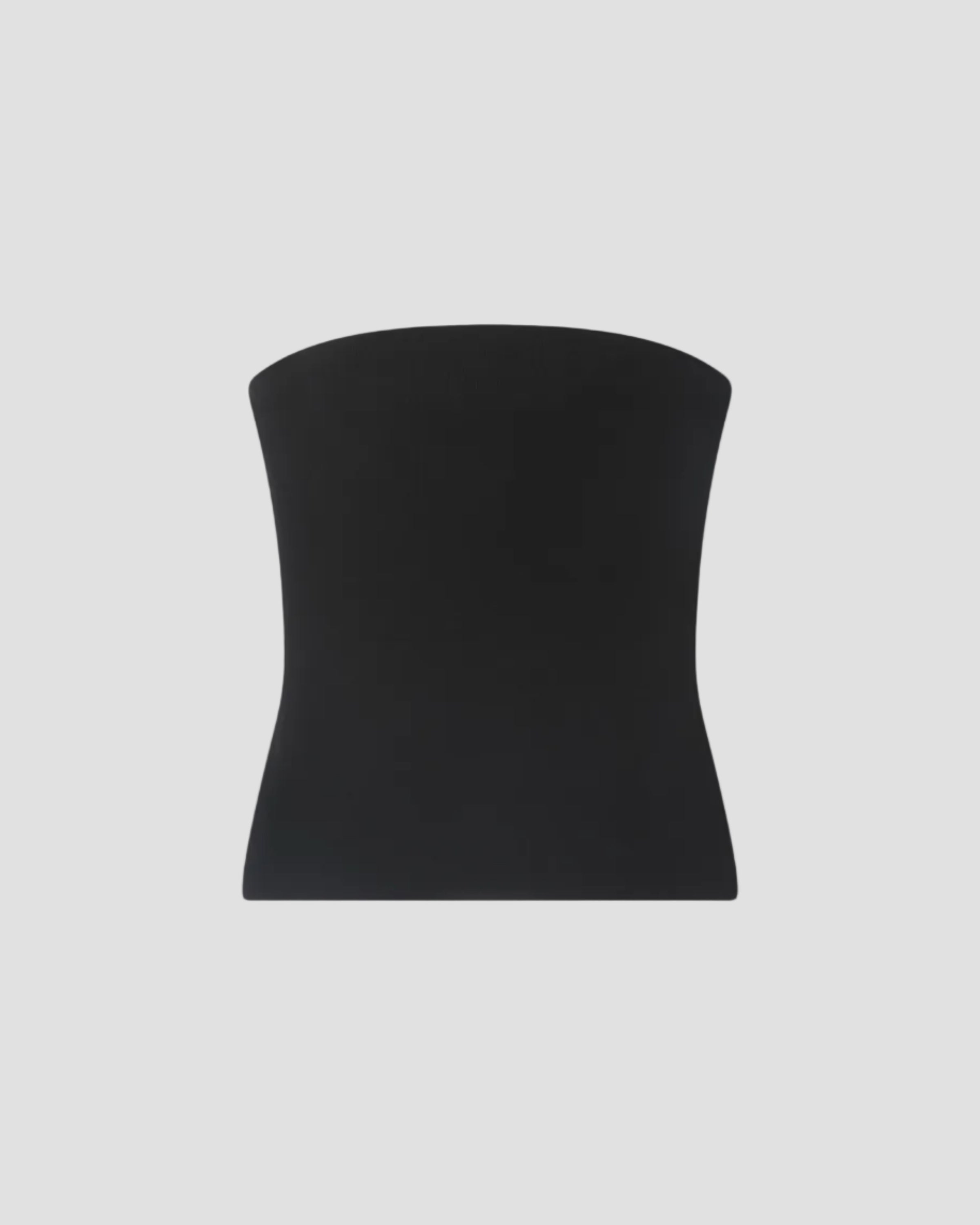 SILK VISCOSE STRAPLESS TOP