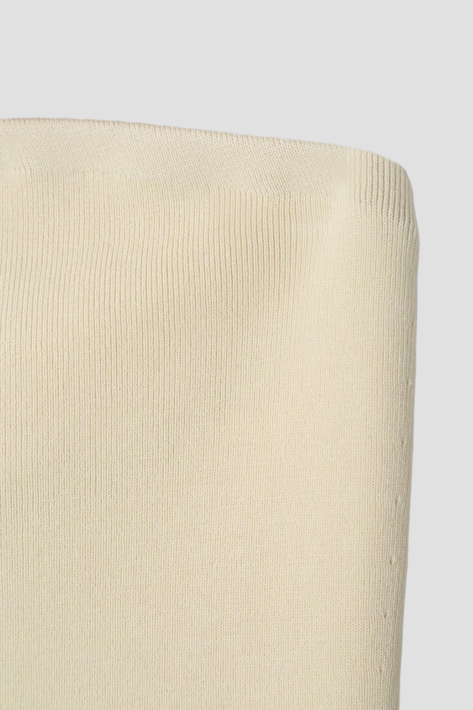 SILK VISCOSE STRAPLESS TOP
