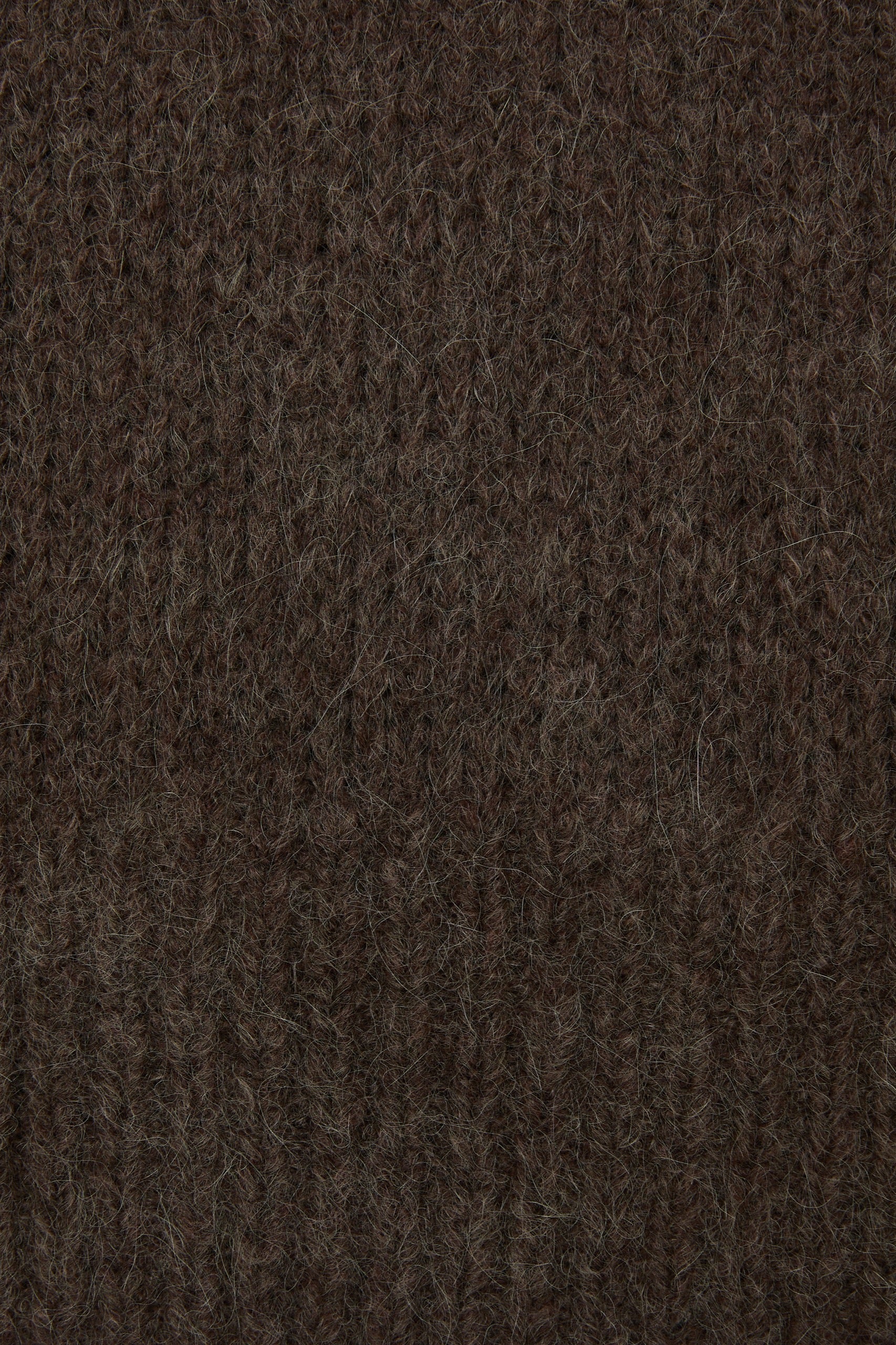 WOOL ALPACA BLEND RELAXED CREWNECK
