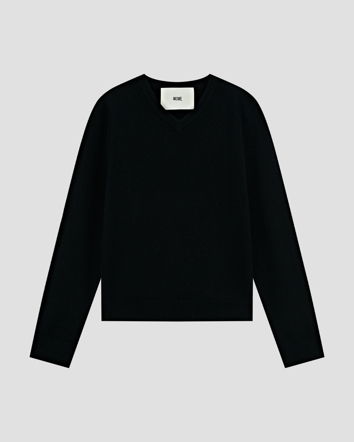 Wool High Vneck