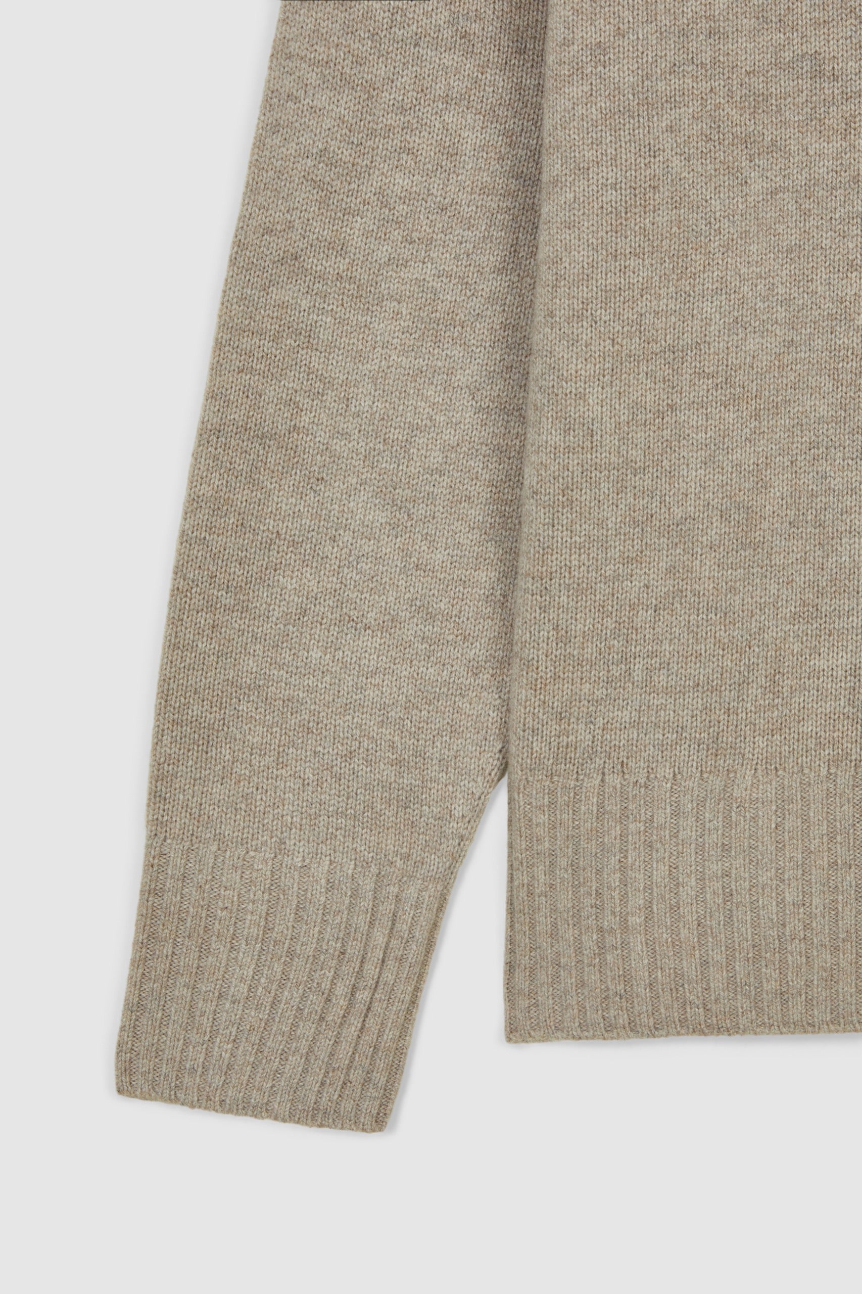 WOOL RELAXED MOCK NECK