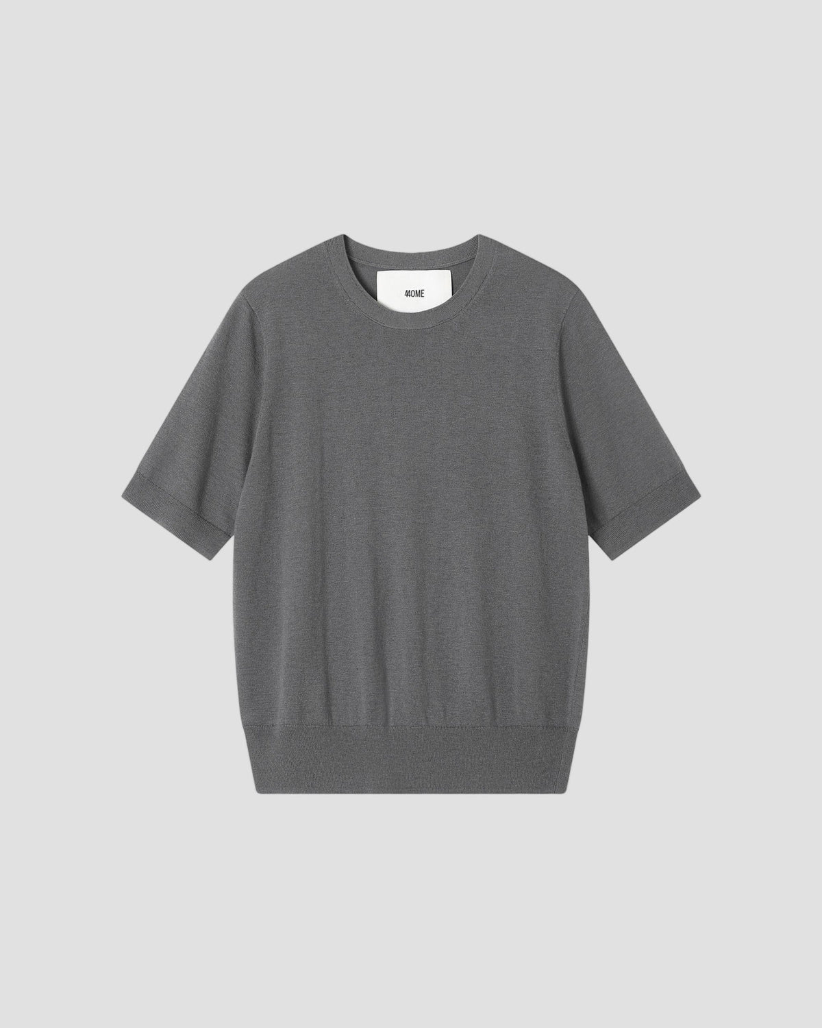 WOOL SILK SHORT SLEEVE CREW