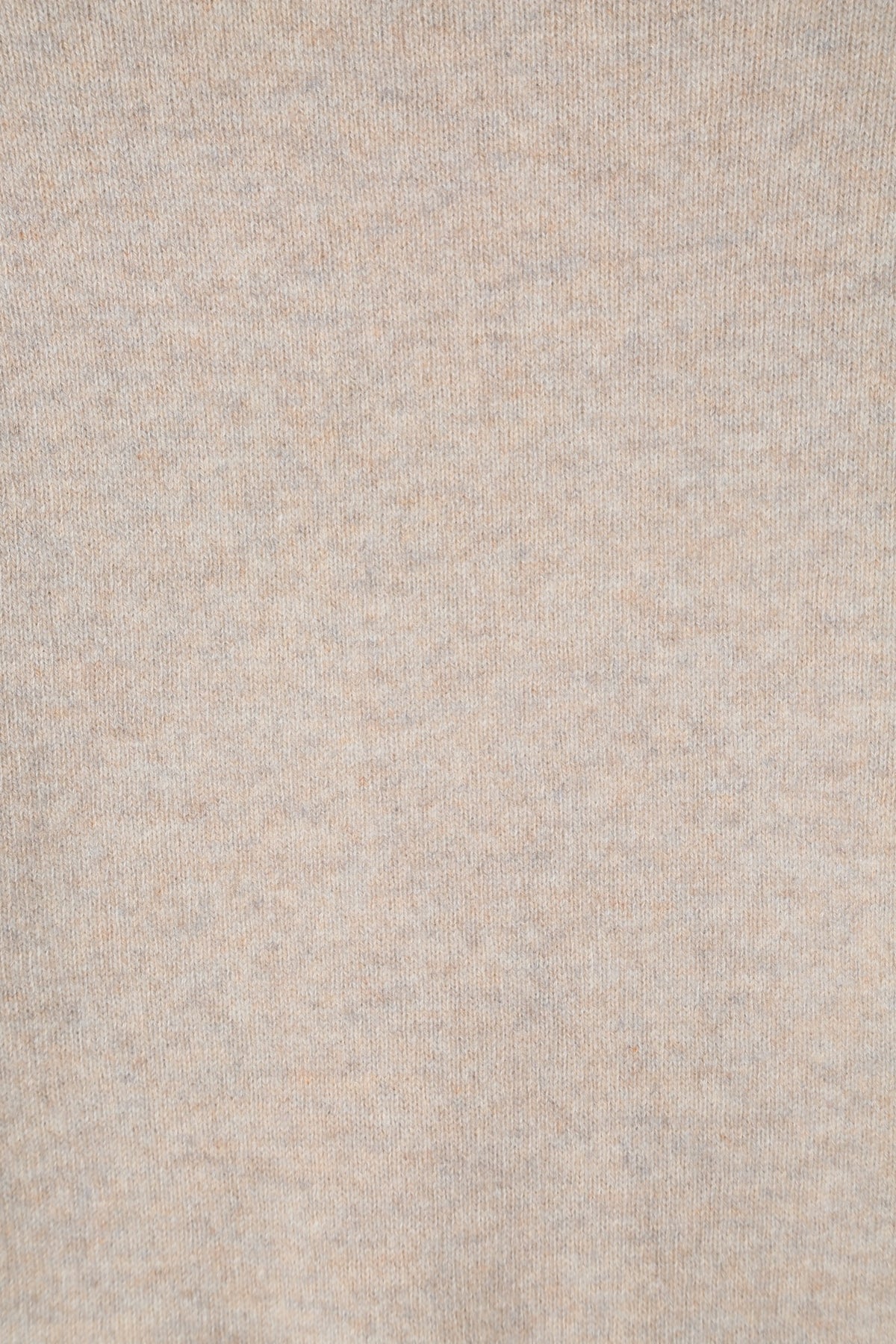 Essential Wool Long Sleeve Turtleneck in Sand - detail #colour_Sand